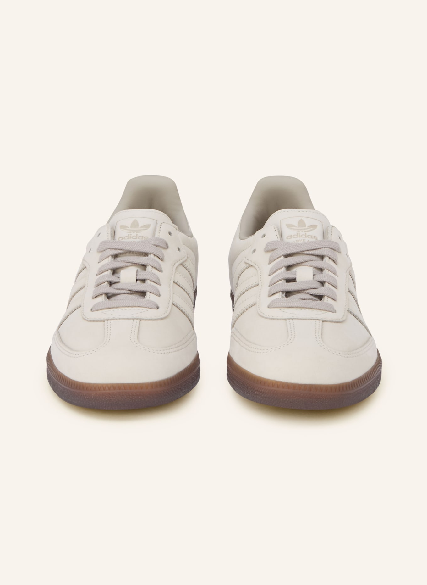 adidas Originals SAMBA OG sneaker: TAUPE / DARK BROWN