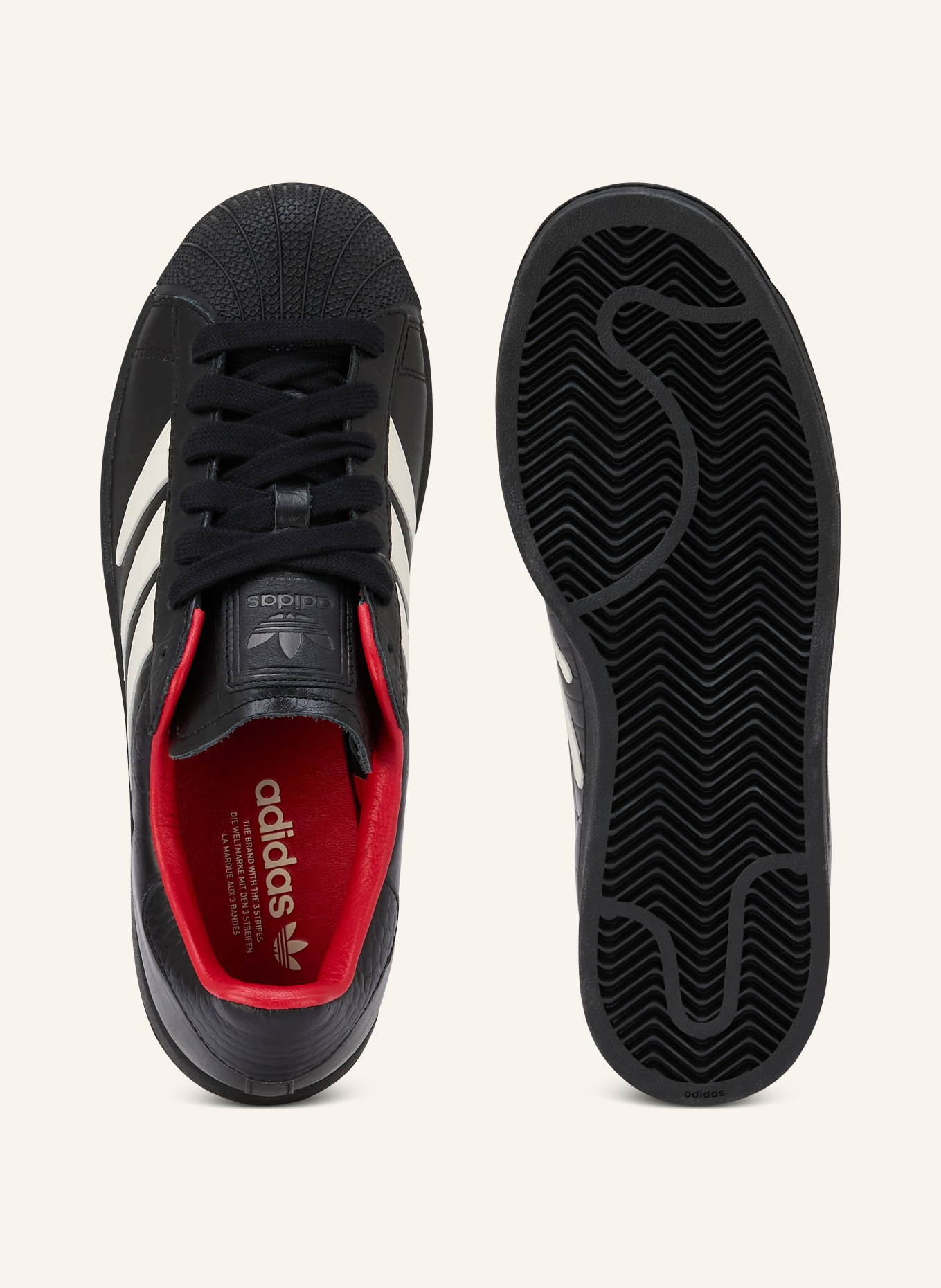 adidas Originals Sneaker SUPERSTAR II: SCHWARZ / WEISS