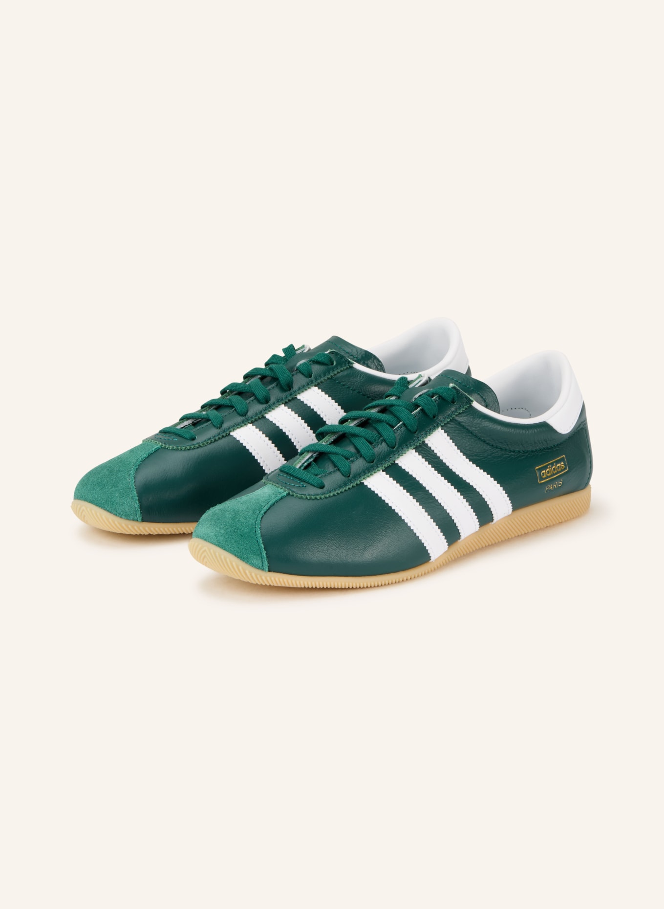adidas Originals Sneaker PARIS: DUNKELGRÜN / WEISS