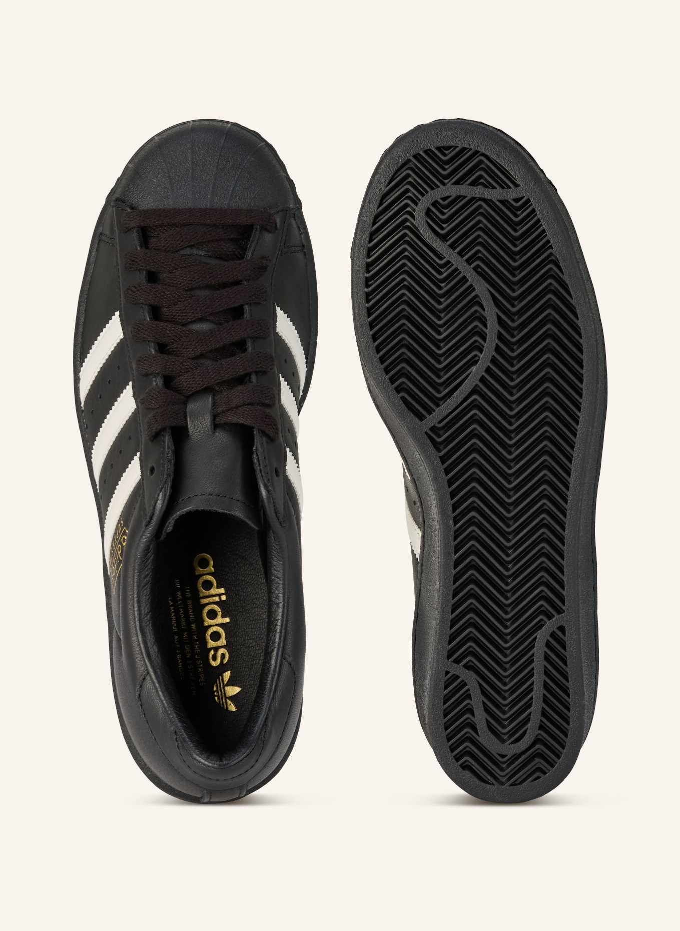 adidas Originals Sneaker SUPERSTAR VINTAGE: SCHWARZ / WEISS