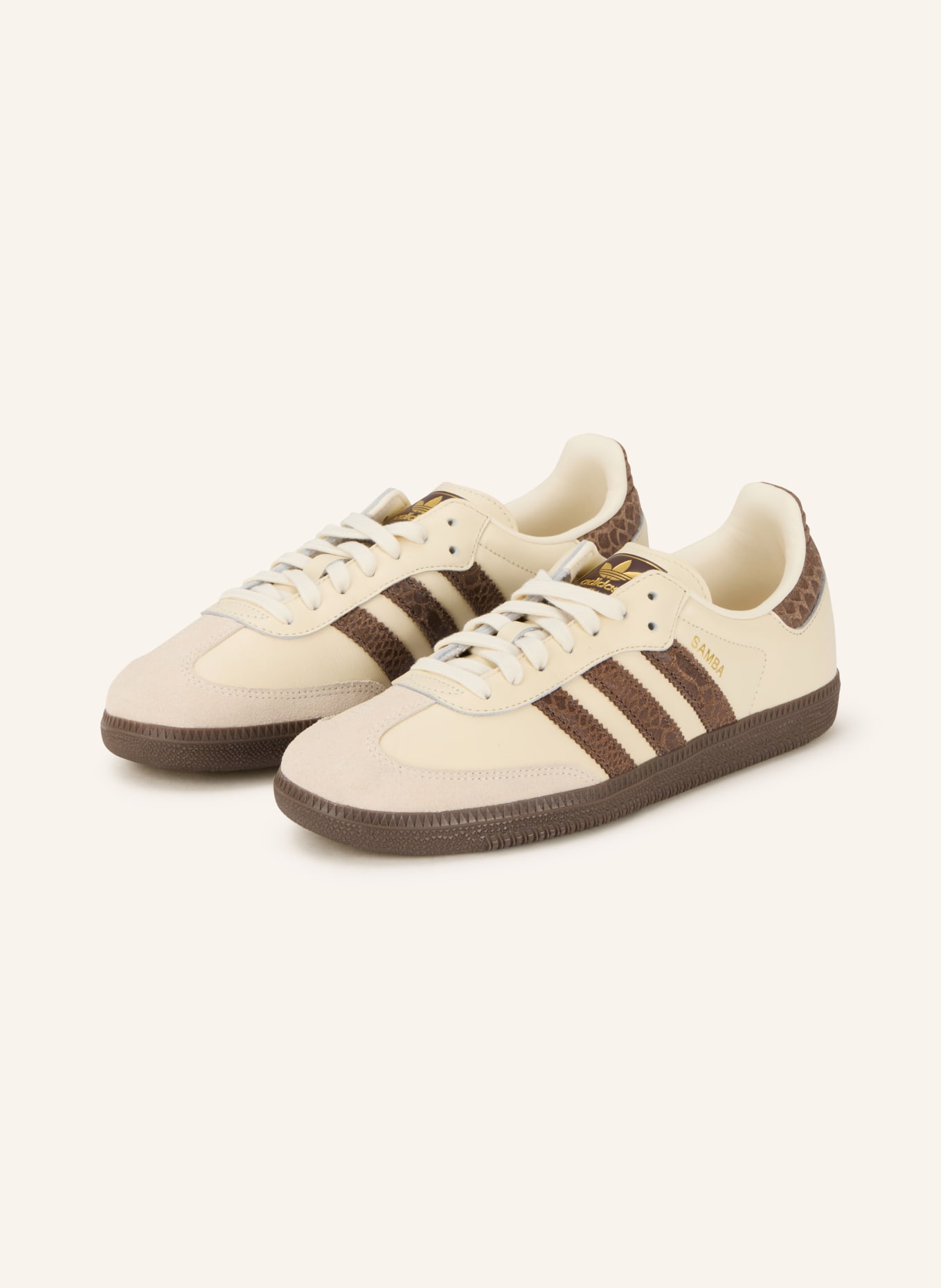adidas Originals Sneaker SAMBA OG: BEIGE / DUNKELBRAUN / BRAUN