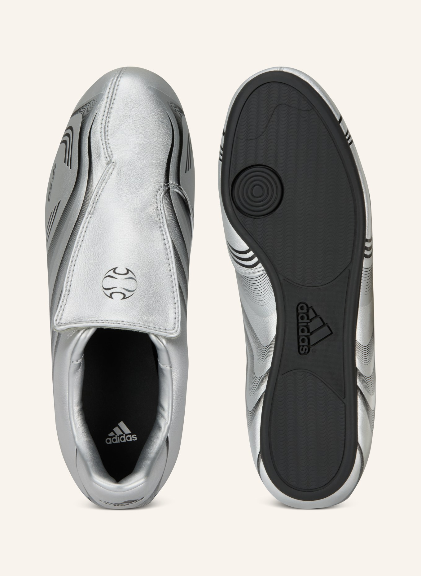 adidas Originals Sneaker TAEKWONDO F50: SILBER / SCHWARZ