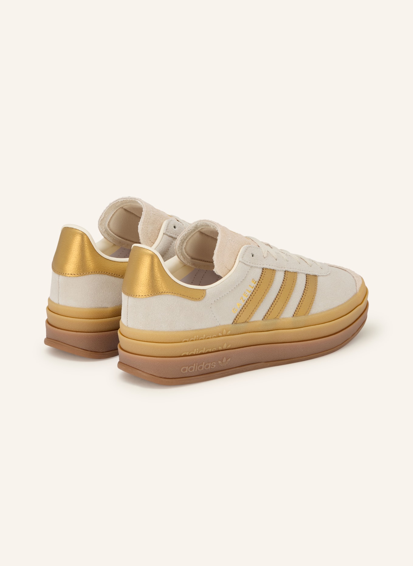 adidas Originals Sneaker GAZELLE BOLD: HELLGRAU / GOLD / BEIGE