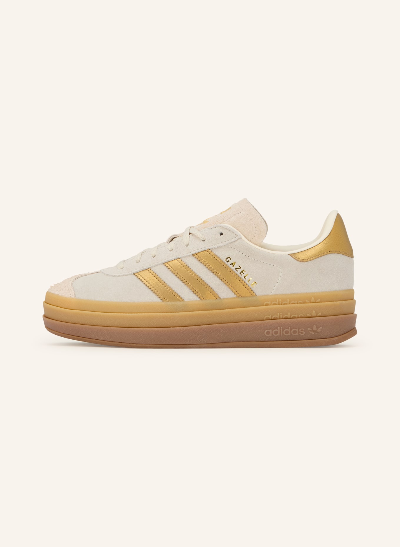 adidas Originals Sneaker GAZELLE BOLD: HELLGRAU / GOLD / BEIGE