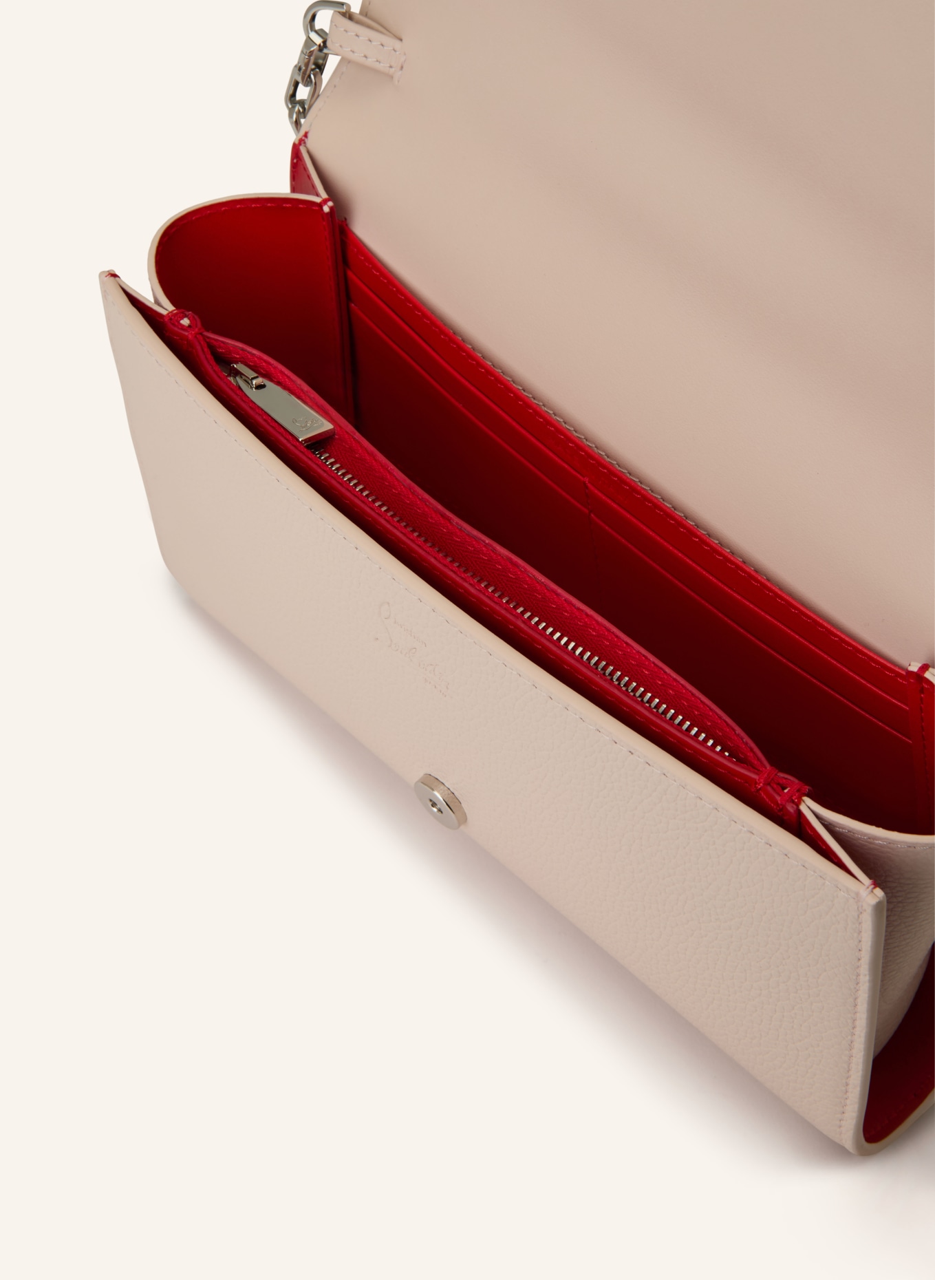 Christian Louboutin PALOMA shoulder bag with studs: LIGHT PINK