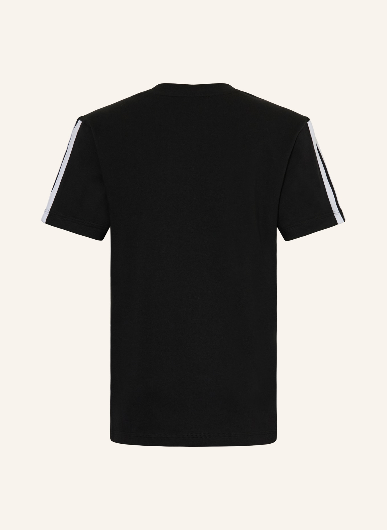 adidas T-Shirt ESSENTIALS: SCHWARZ / WEISS