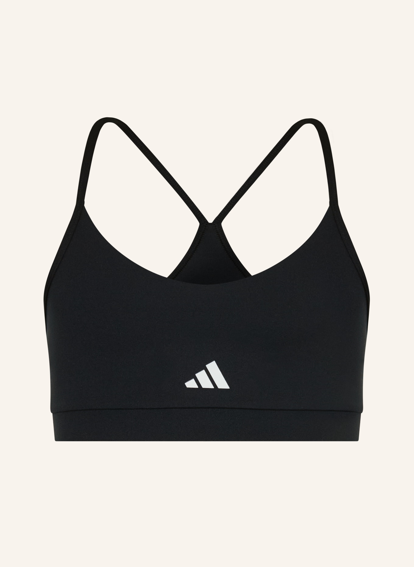 adidas Sport-BH: SCHWARZ / WEISS