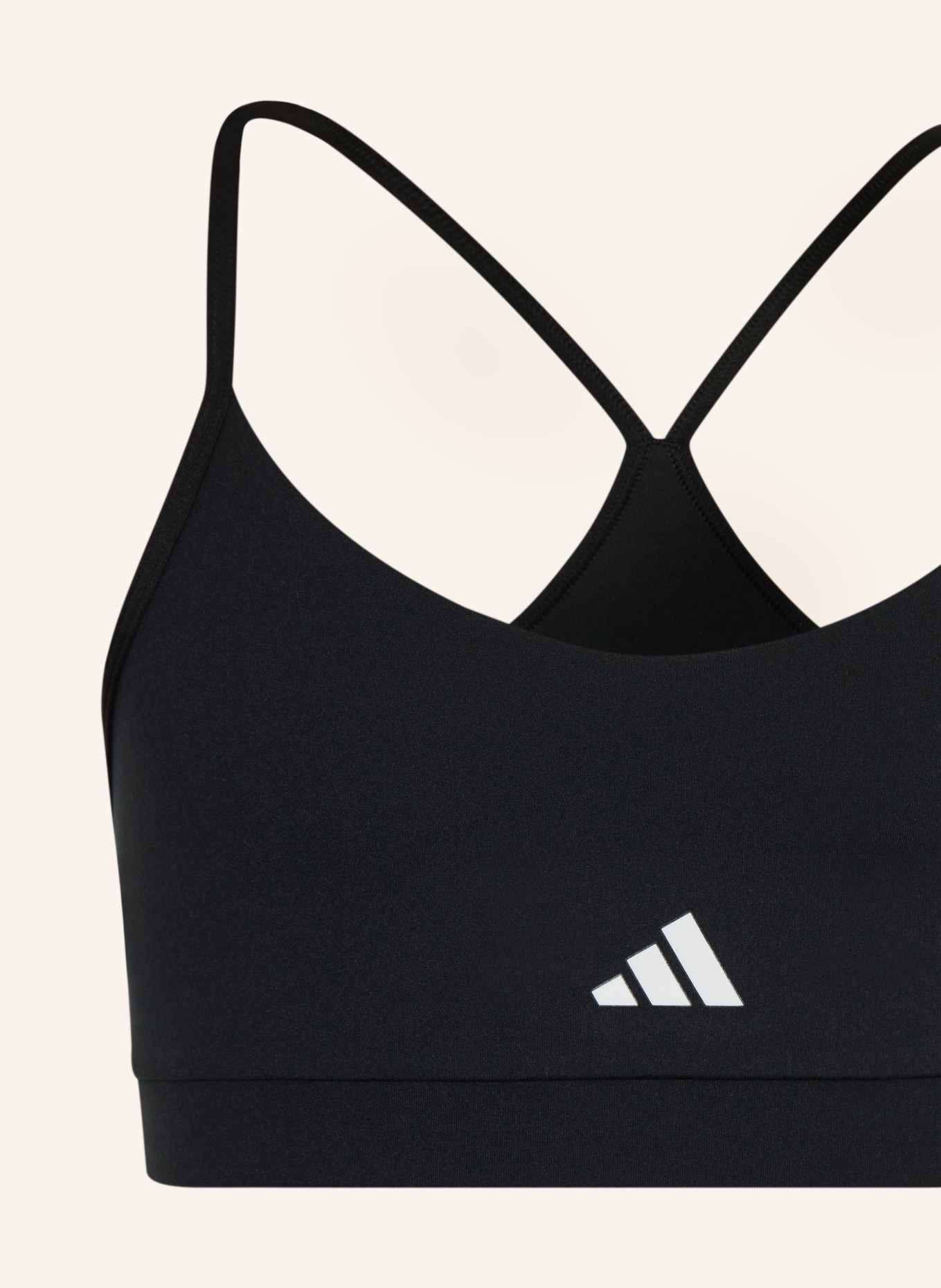 adidas Sport-BH: SCHWARZ / WEISS