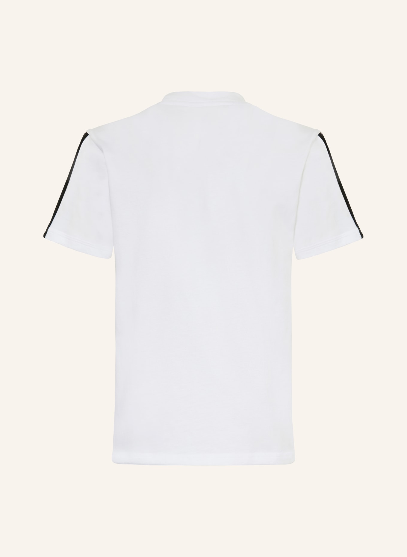 adidas T-Shirt ESSENTIALS: WEISS / SCHWARZ