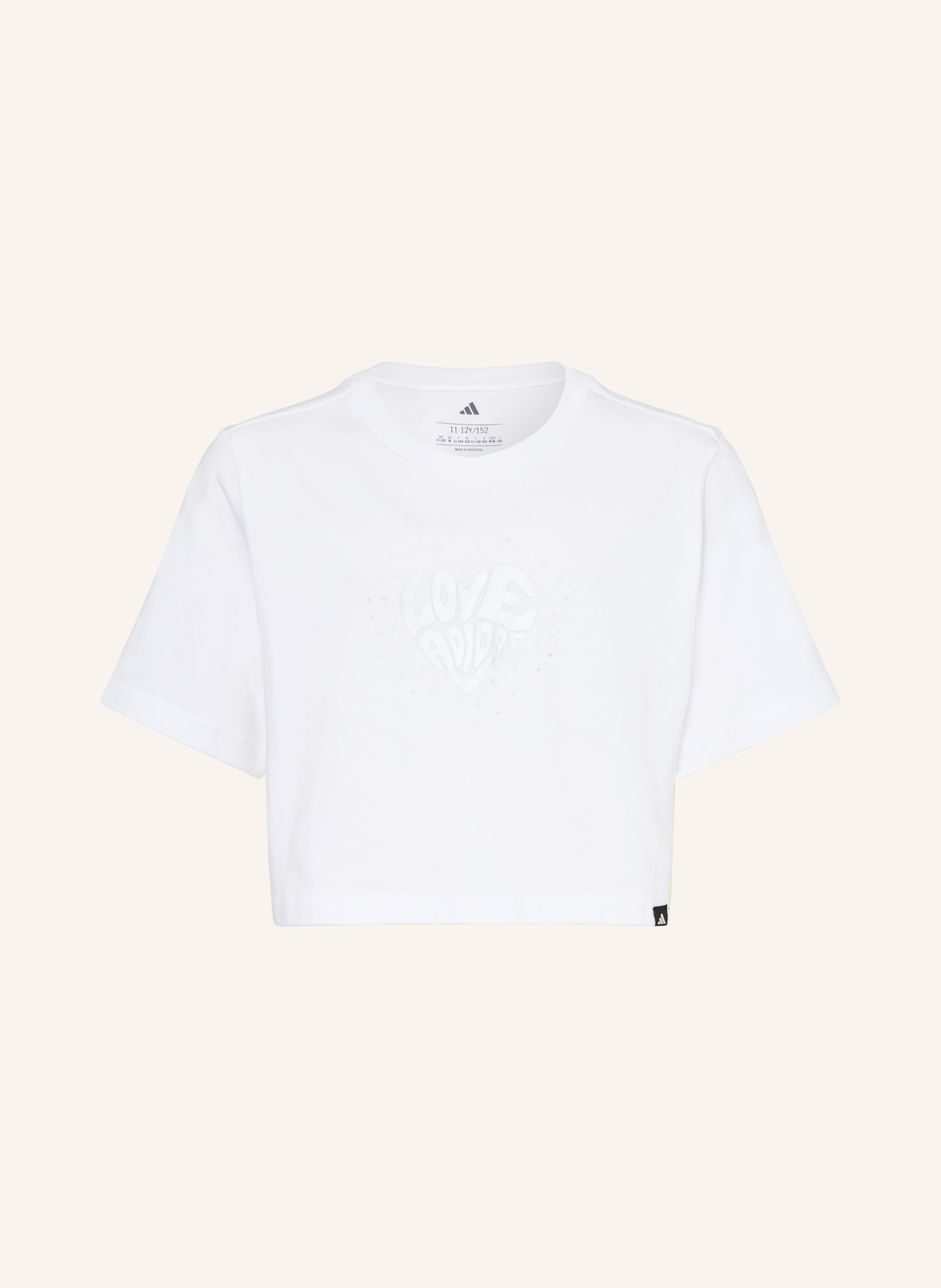 adidas Tričko GLAM: BÍLÁ