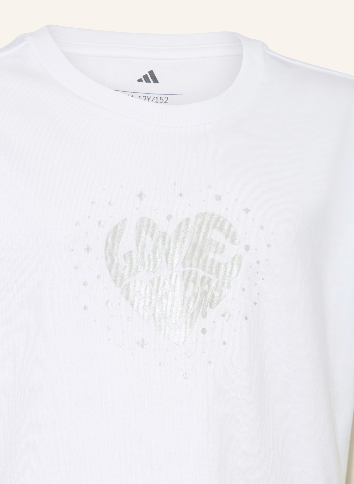 adidas Tričko GLAM: BÍLÁ