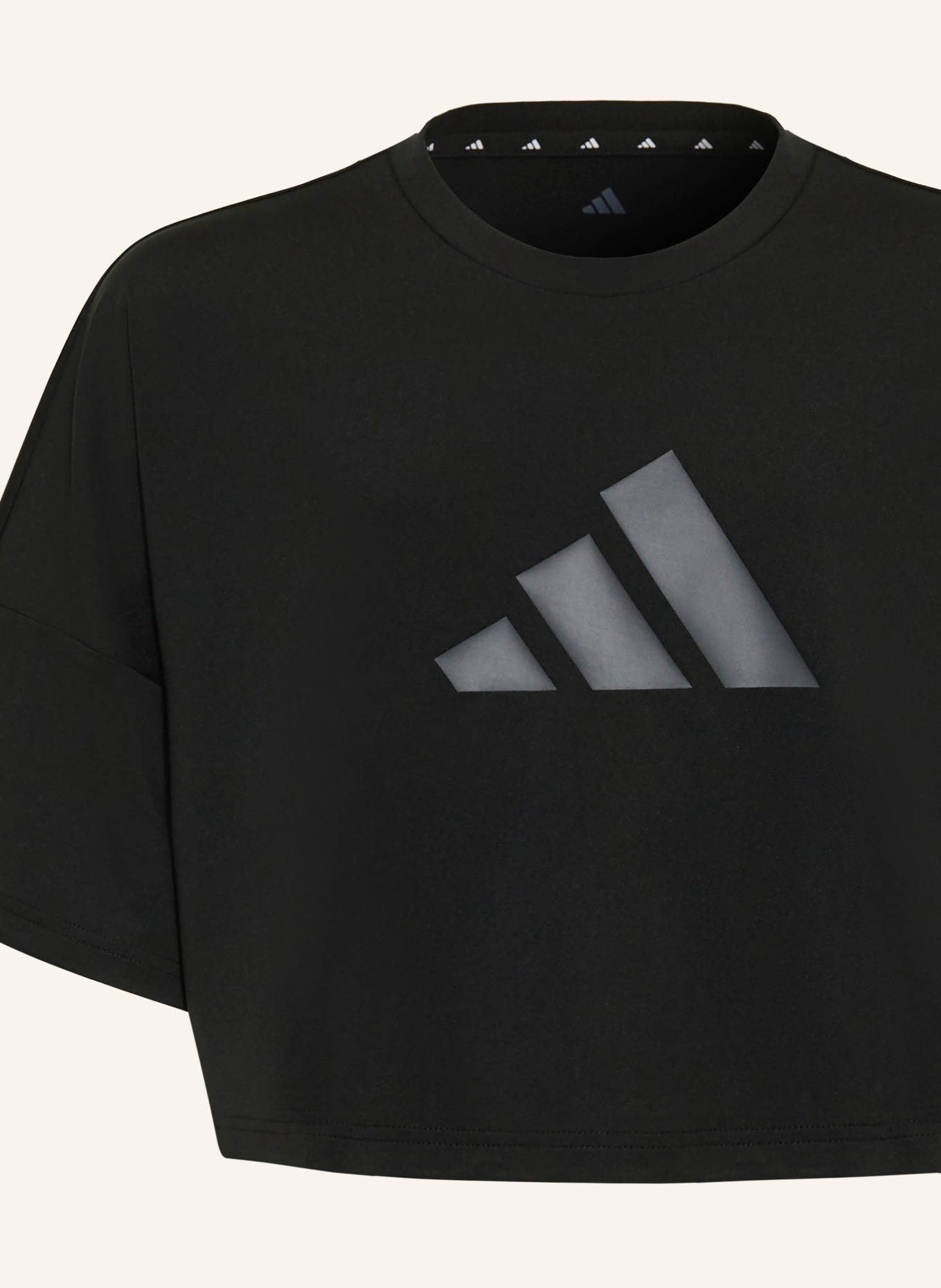 adidas Oversized-Shirt FUTURE ICONS: SCHWARZ / GRAU