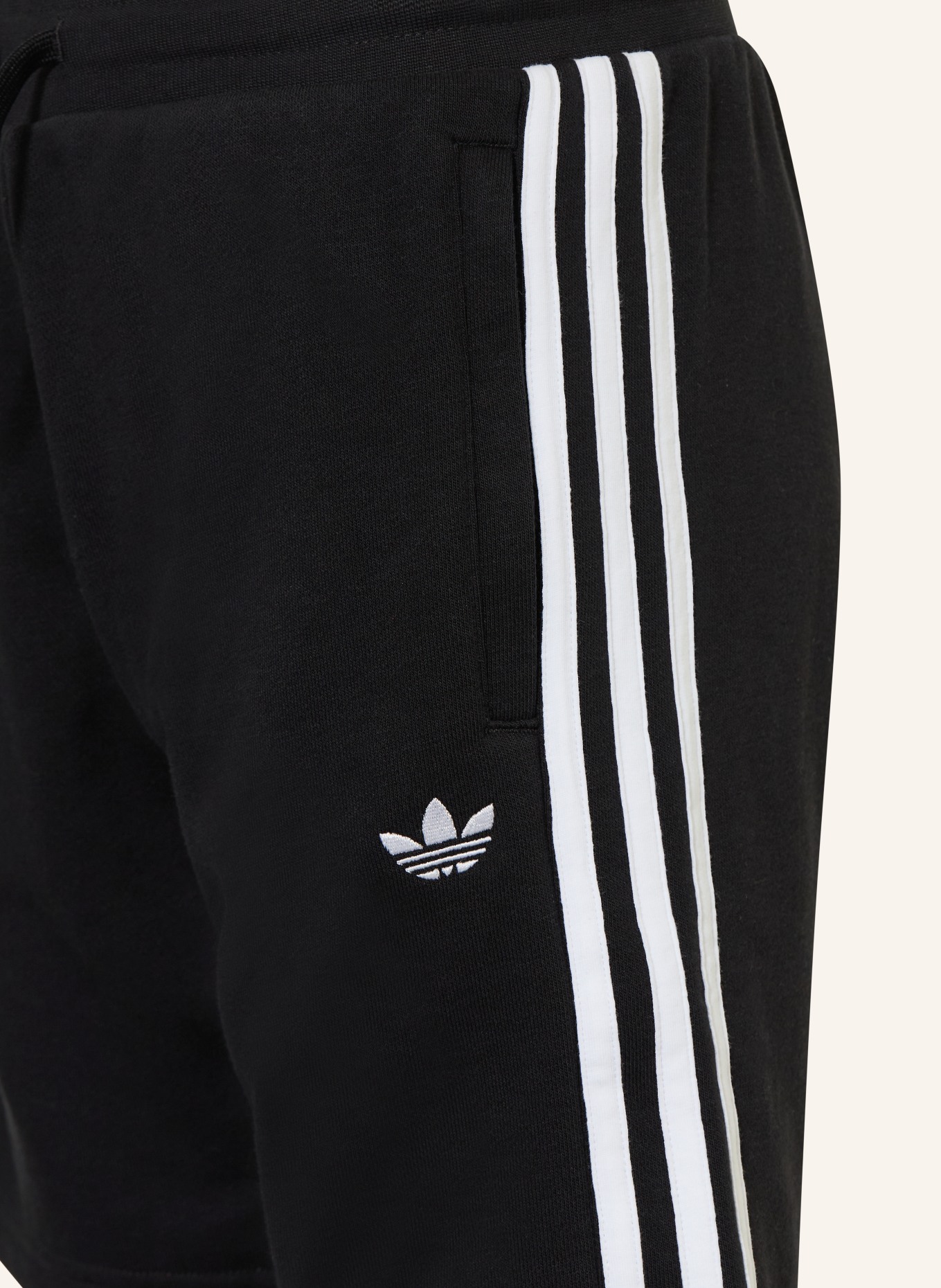 adidas Originals running shorts: BLACK / WHITE