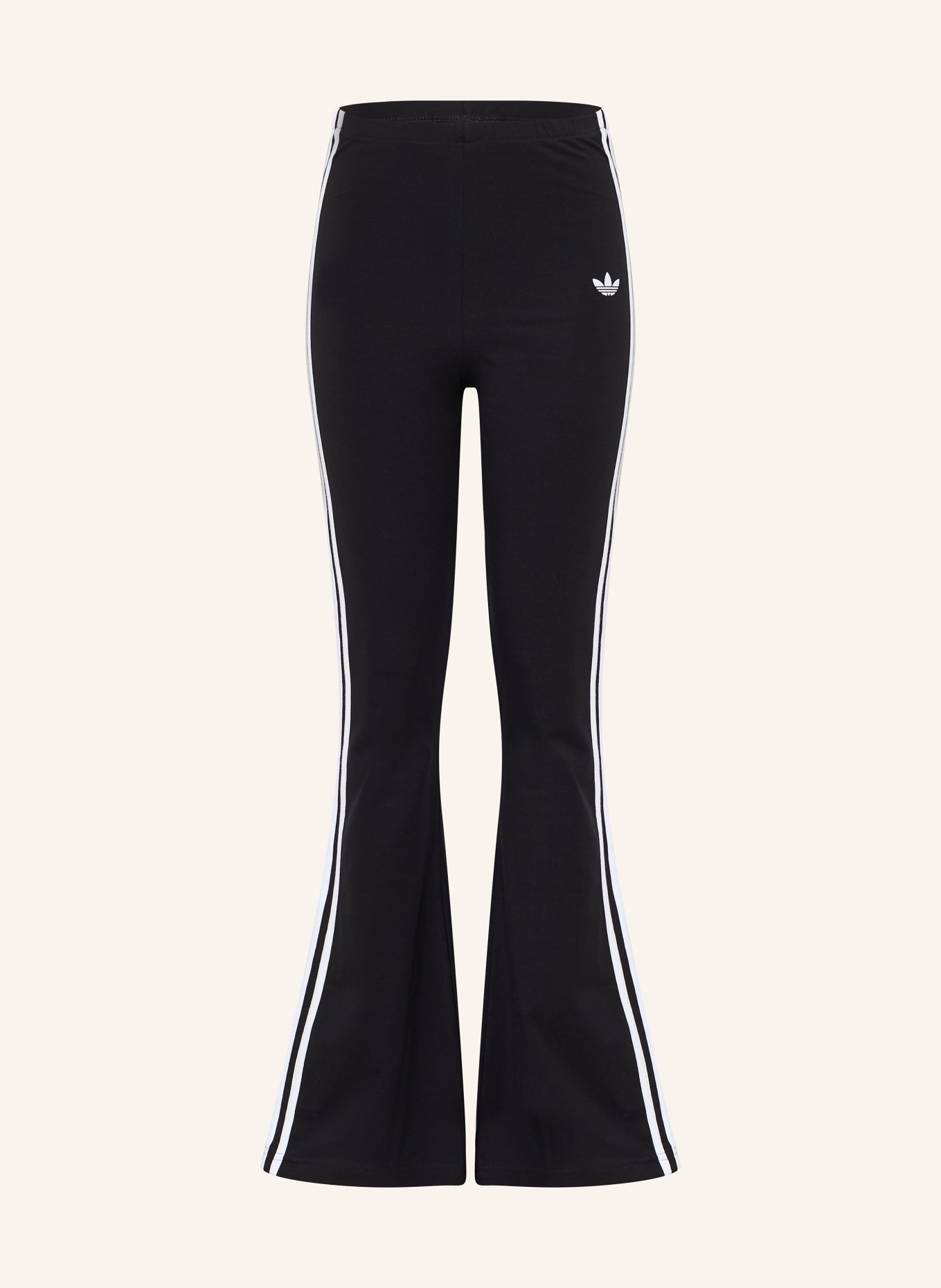 adidas Originals Leggings FLARED: SCHWARZ / WEISS