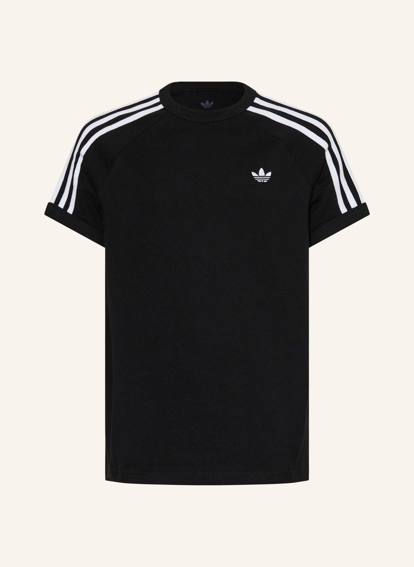 adidas Originals T-Shirt 3-STREIFEN: SCHWARZ