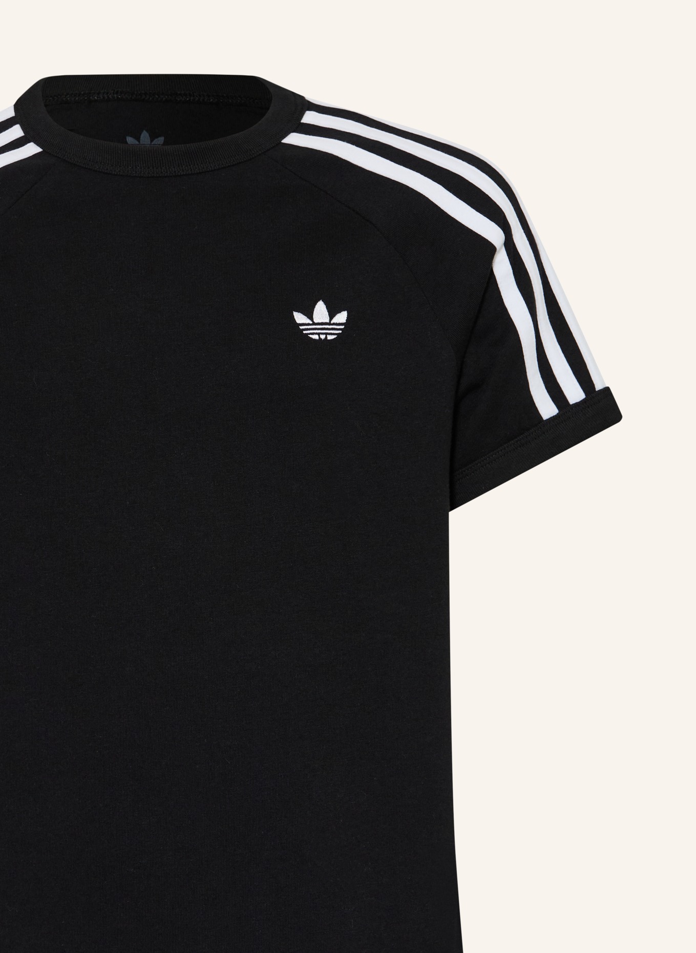 adidas Originals T-Shirt 3-STREIFEN: SCHWARZ