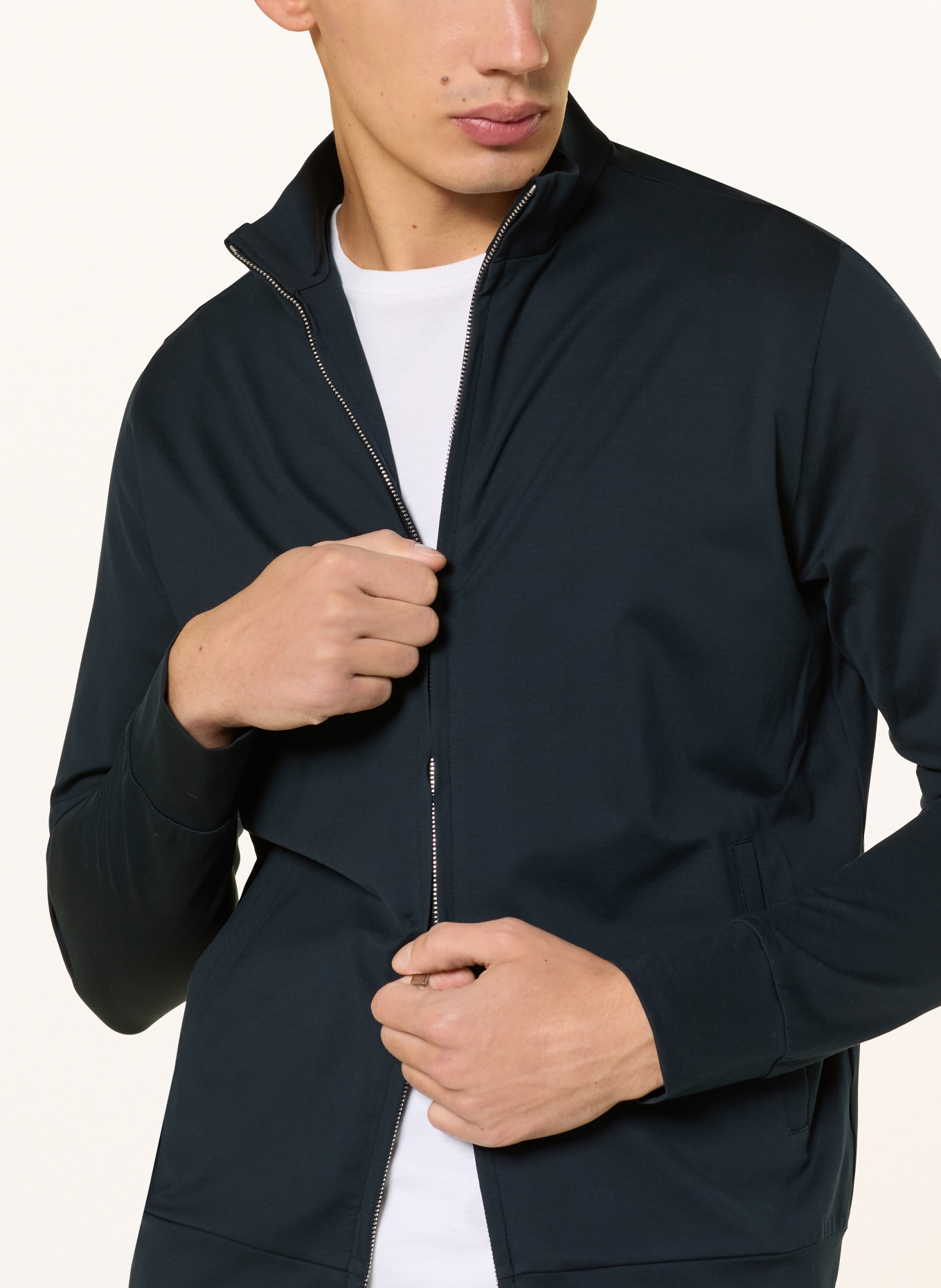 Stefan Brandt jersey jacket: DARK BLUE