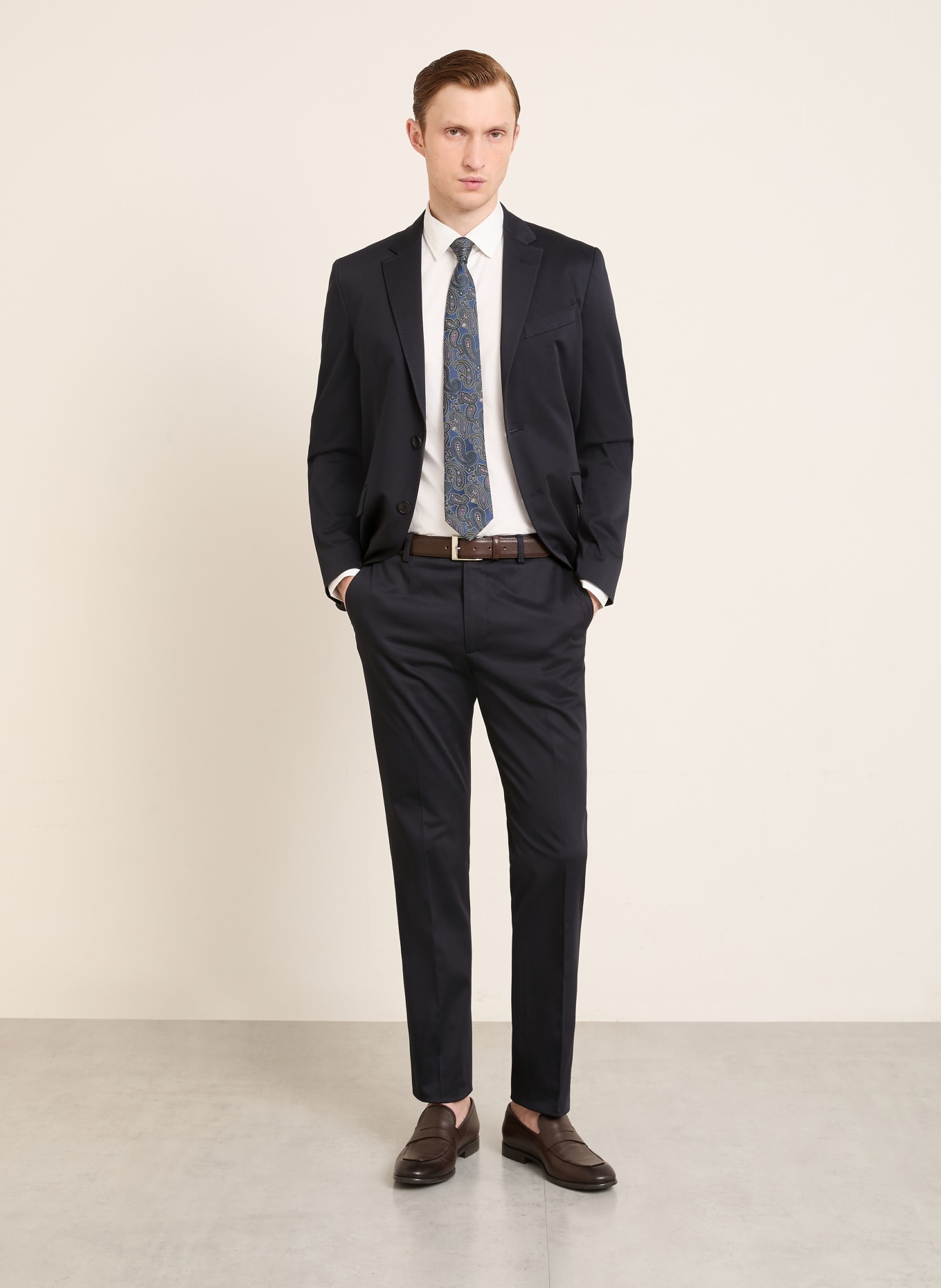 ETRO Chino Slim Fit: DUNKELBLAU