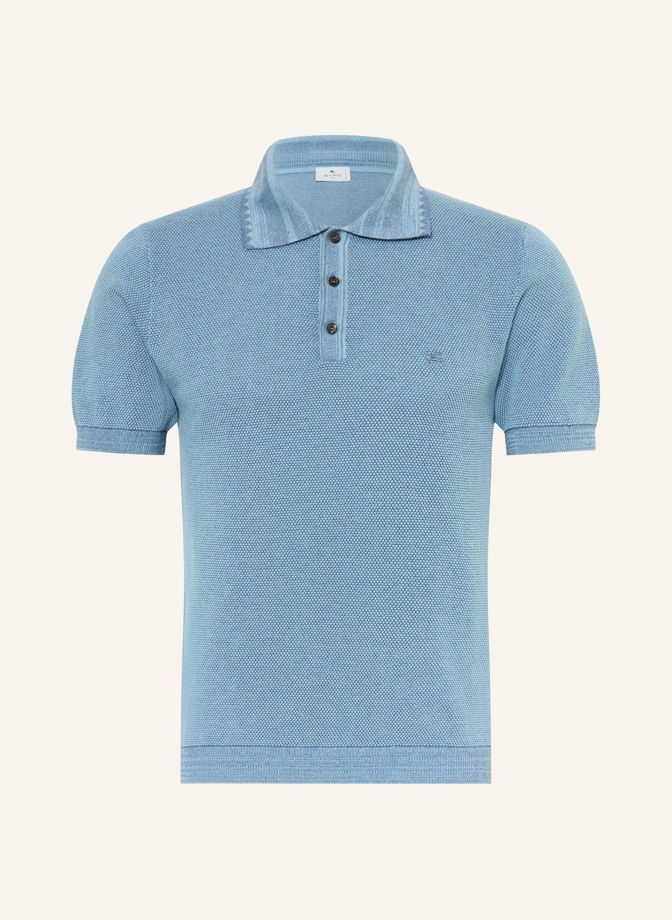 ETRO Polo en maille: BLEU