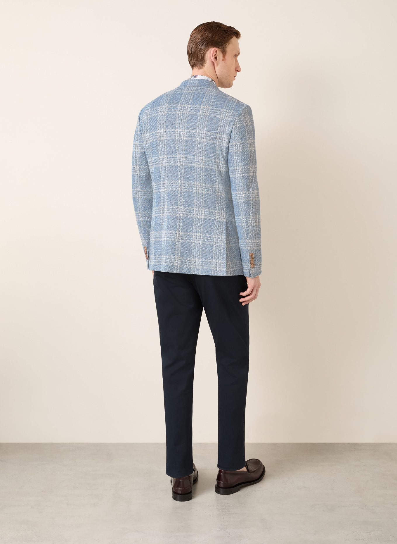 ETRO Veste coupe extra slim: BLEU CLAIR / BLANC