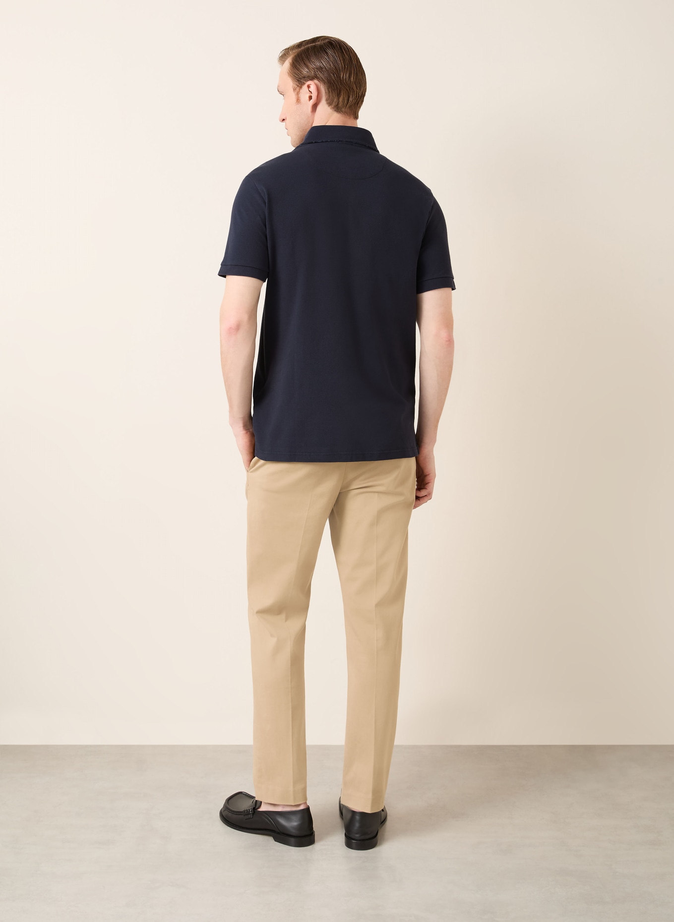 ETRO Polo piqué: BLEU FONCÉ