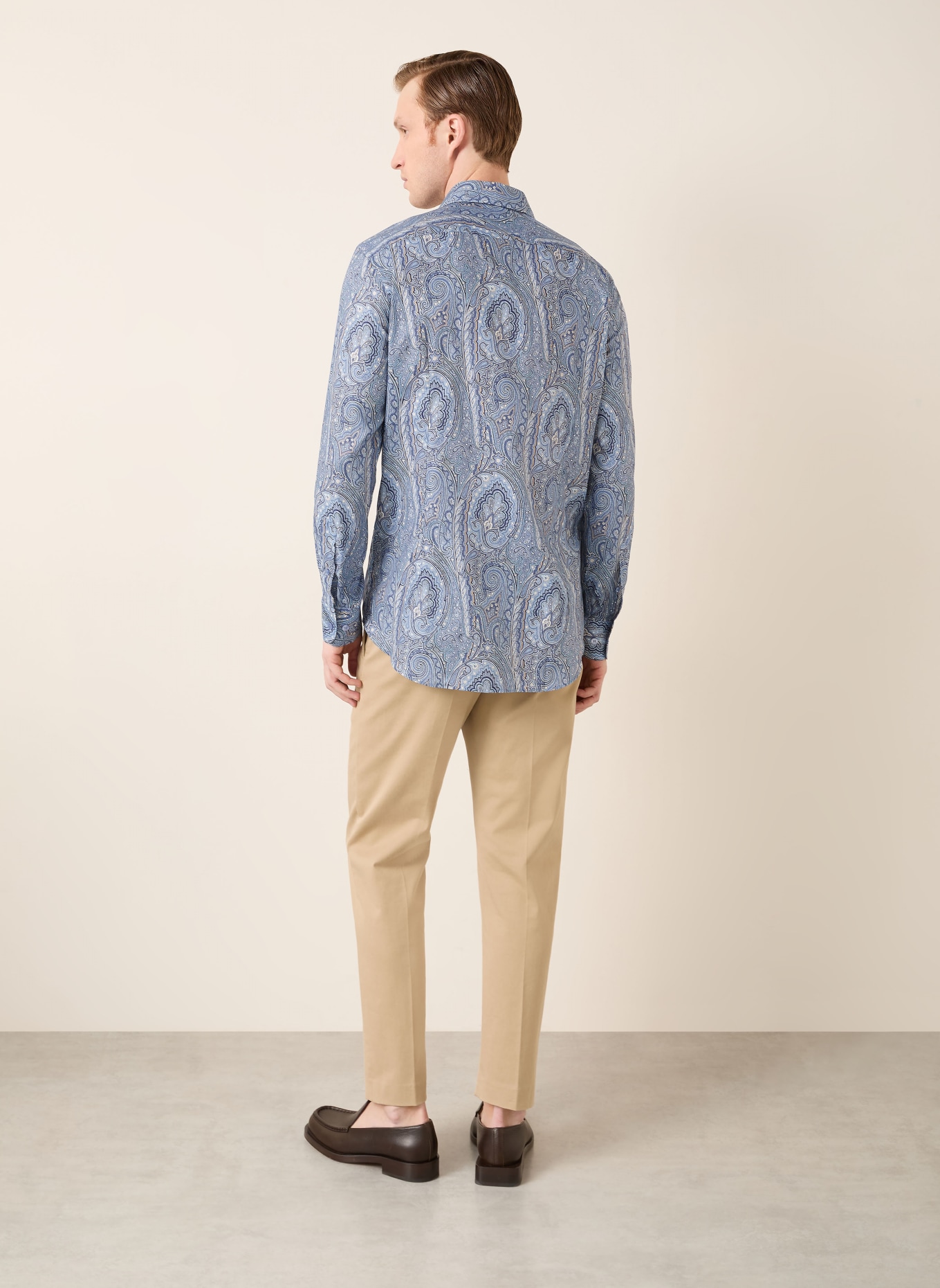 ETRO Regular fit shirt: BLUE / LIGHT BLUE