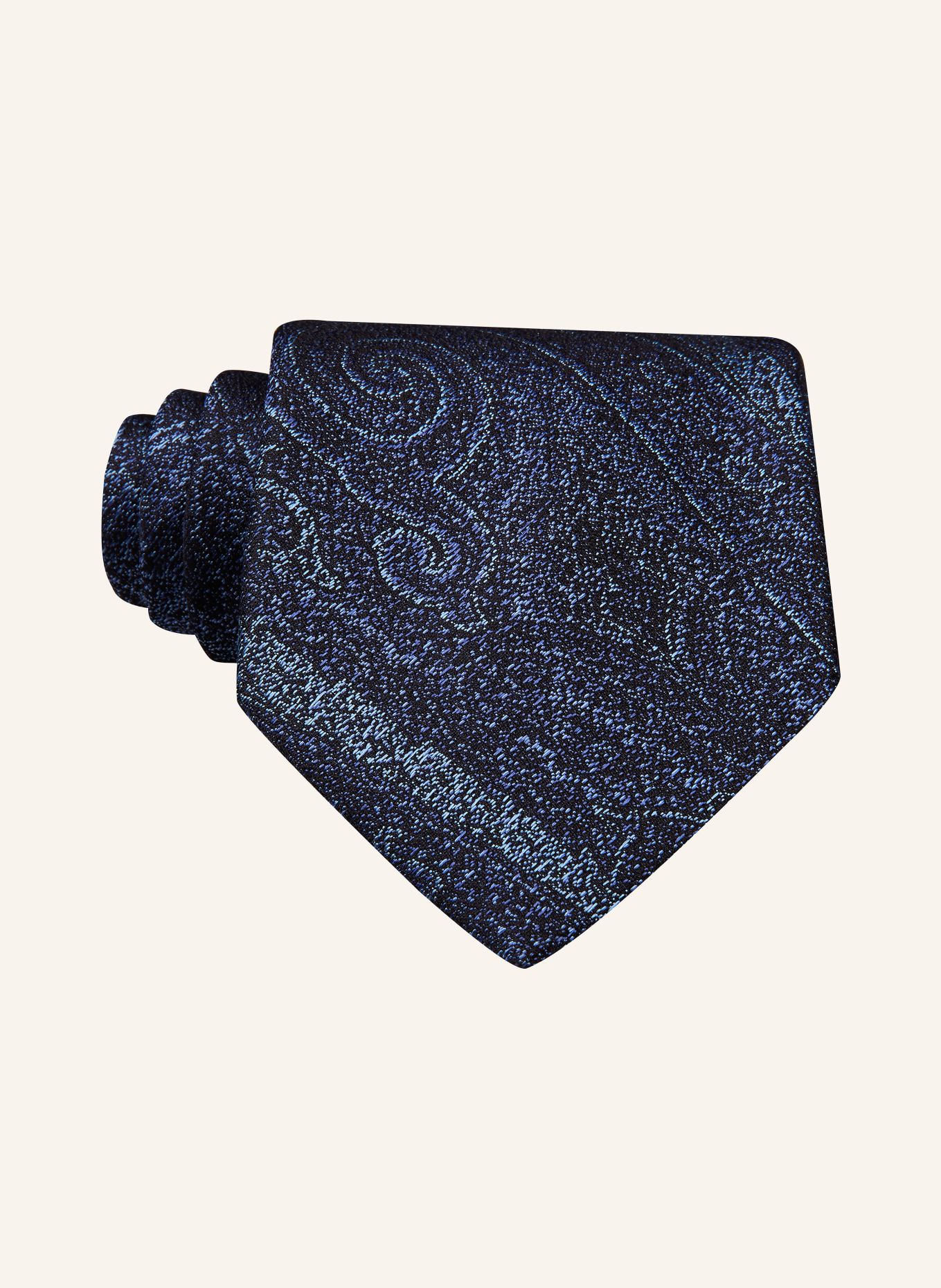 ETRO necktie: DARK BLUE / BLUE