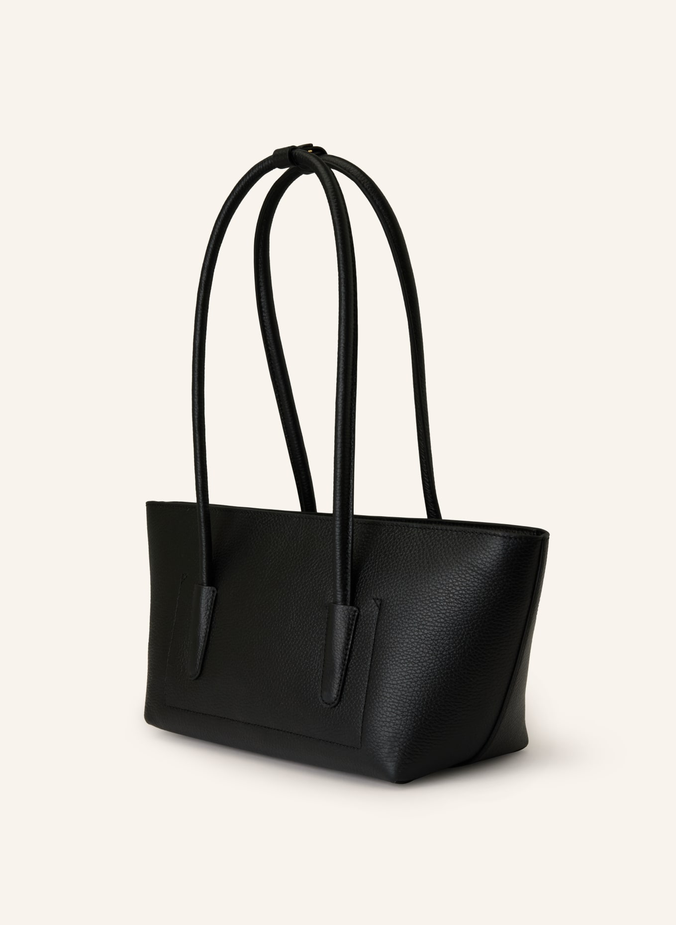 COCCINELLE Schultertasche DOUBLE BEAT: SCHWARZ / GOLD