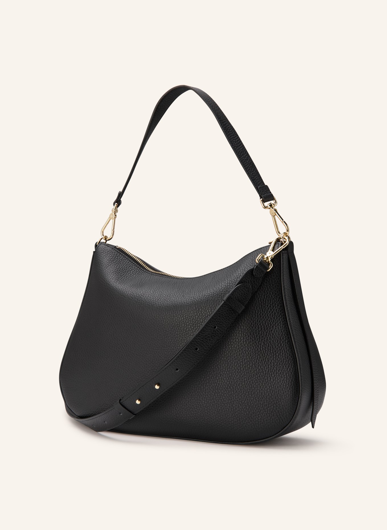 COCCINELLE Umhängetasche: SCHWARZ / GOLD