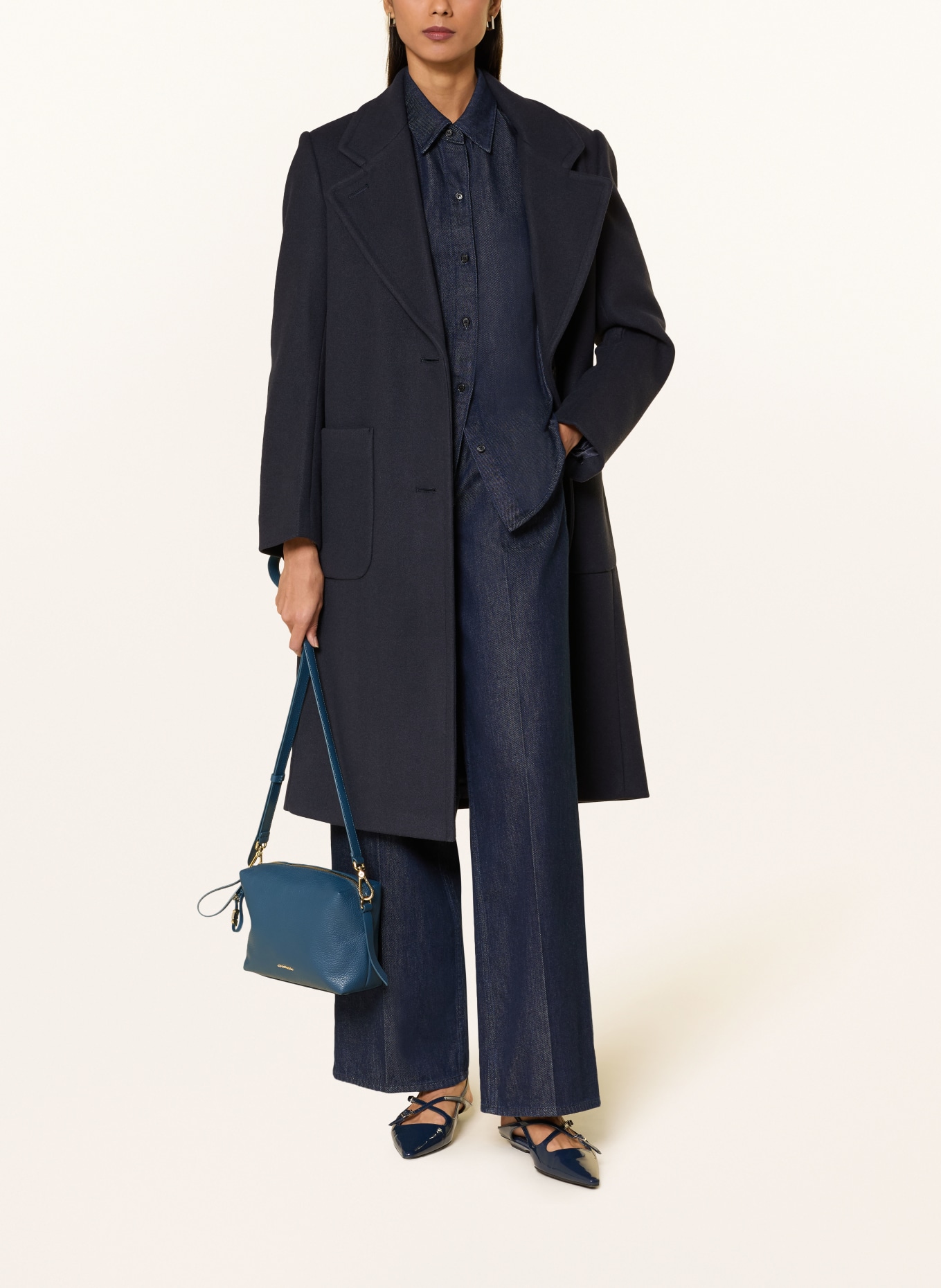 COCCINELLE NORY shoulder bag: BLUE