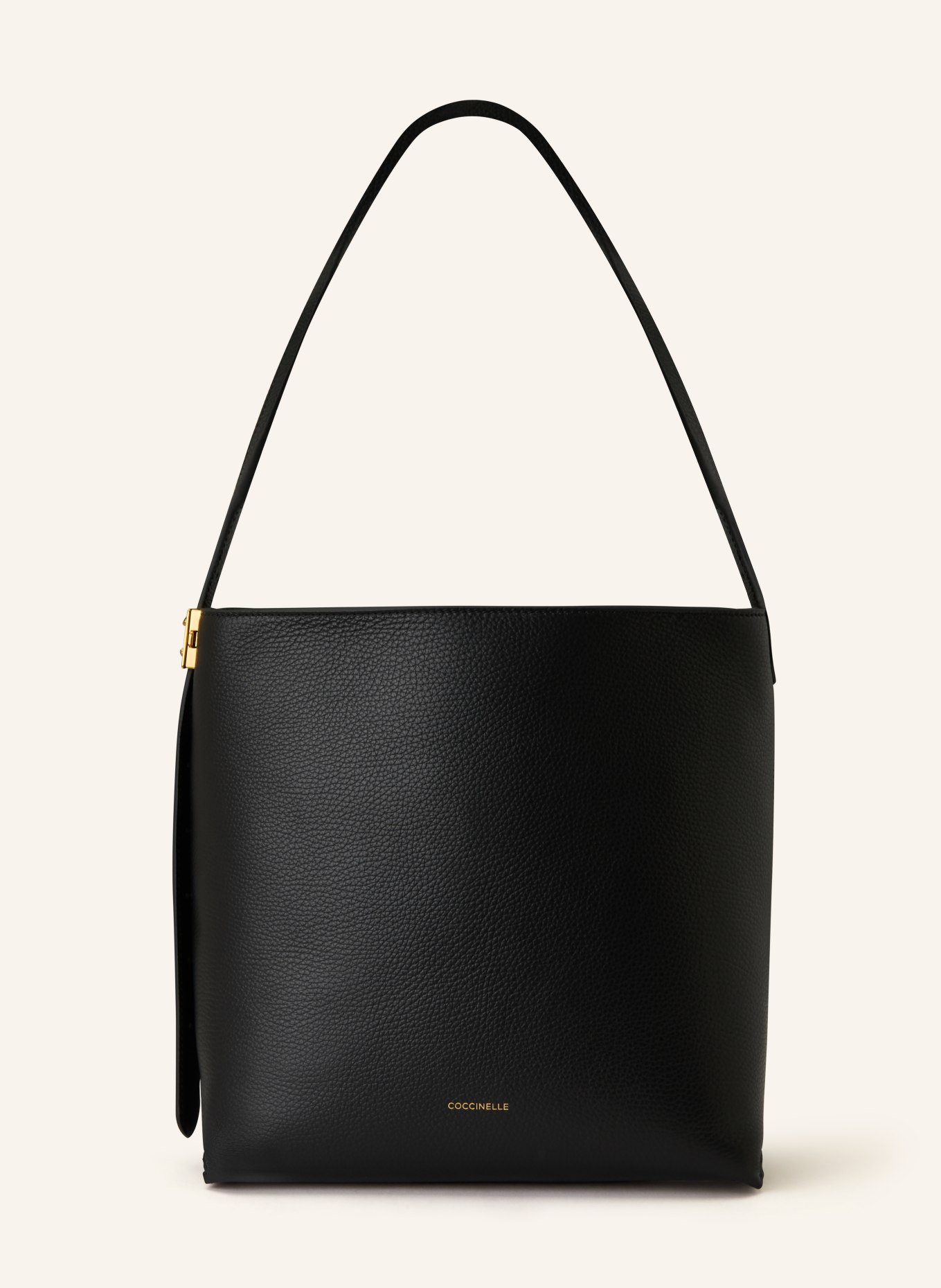 COCCINELLE torba na ramię: CZARNY / ZŁOTY