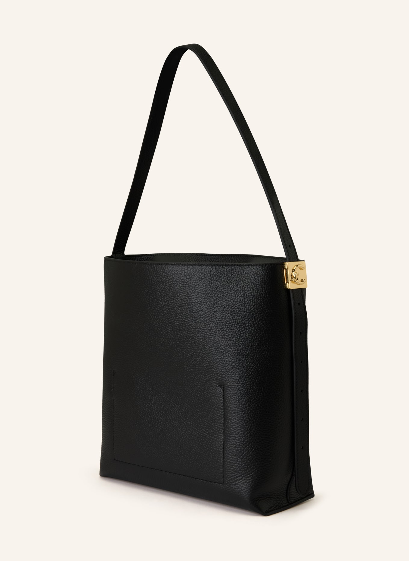 COCCINELLE torba na ramię: CZARNY / ZŁOTY