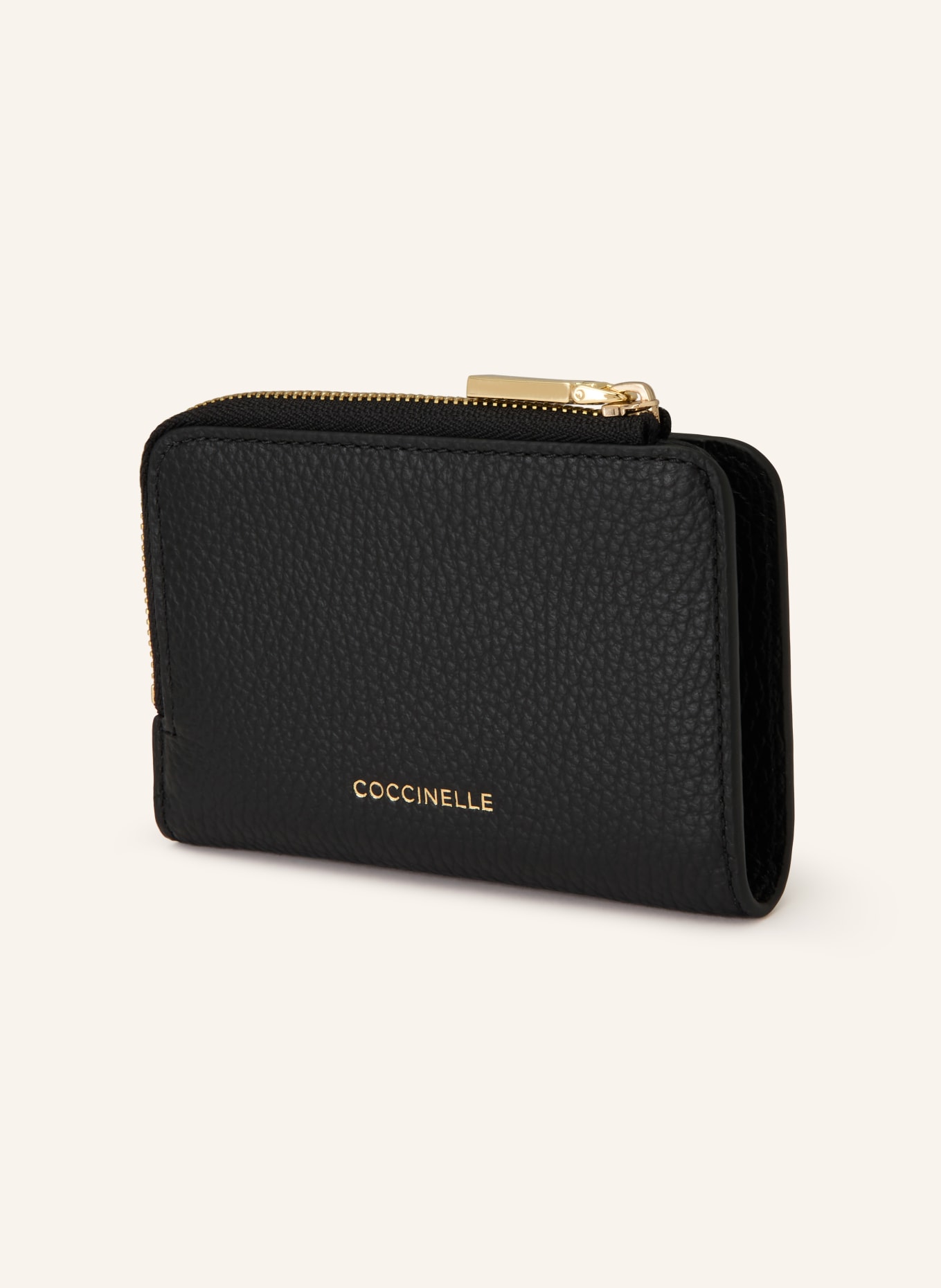COCCINELLE portfel: CZARNY