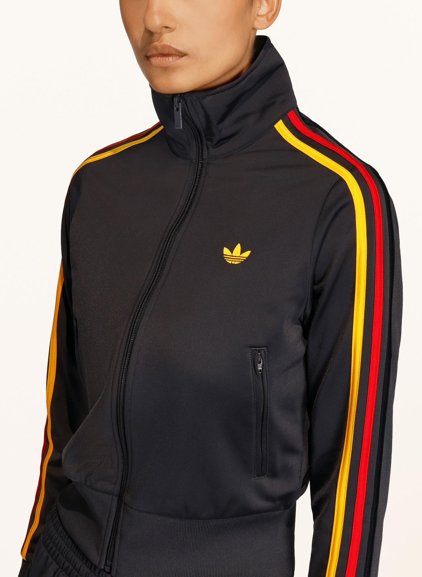 adidas Originals FIREBIRD CLASSIC training jacket: DARK GRAY / RED / DARK YELLOW