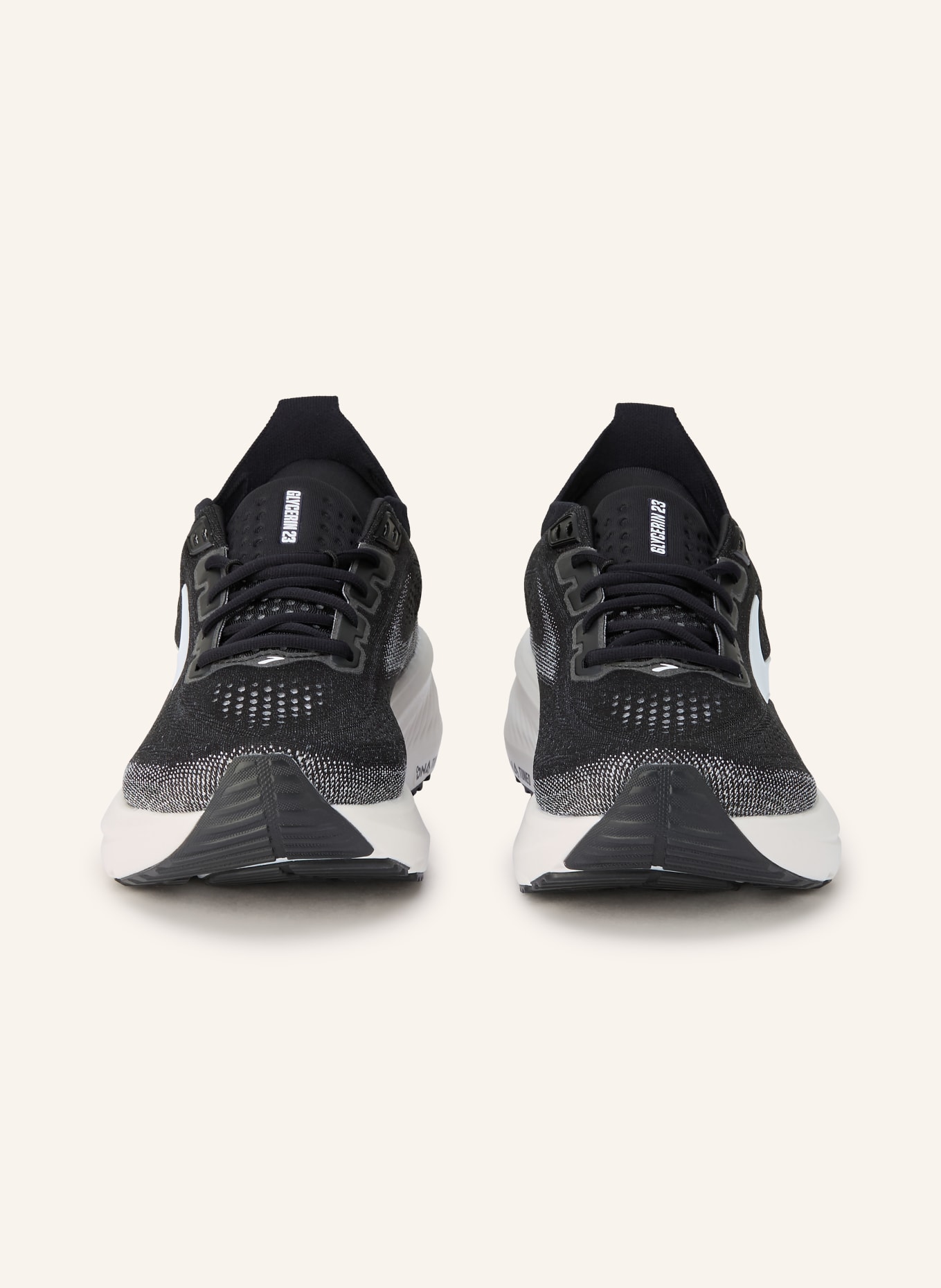 BROOKS Laufschuhe GLYCERIN 23: SCHWARZ / HELLGRAU