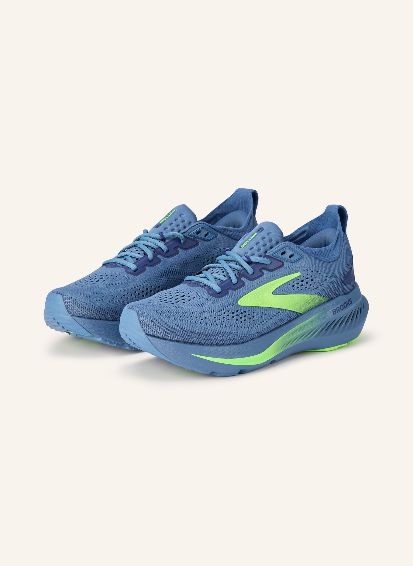 BROOKS Laufschuhe GLYCERIN 23: PETROL / NEONGRÜN