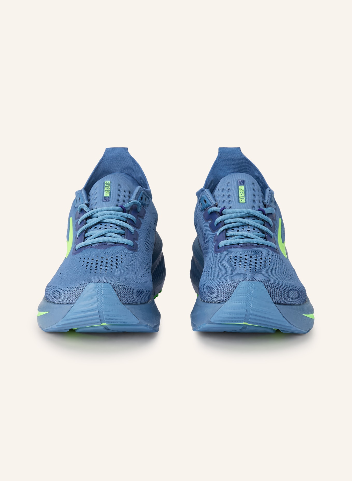 BROOKS Laufschuhe GLYCERIN 23: PETROL / NEONGRÜN