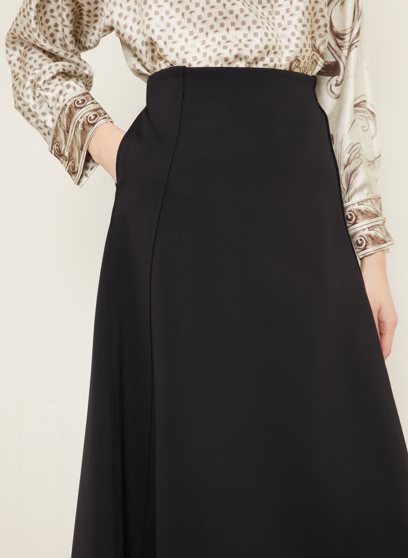 Max Mara Jupe MXPMACINA: NOIR