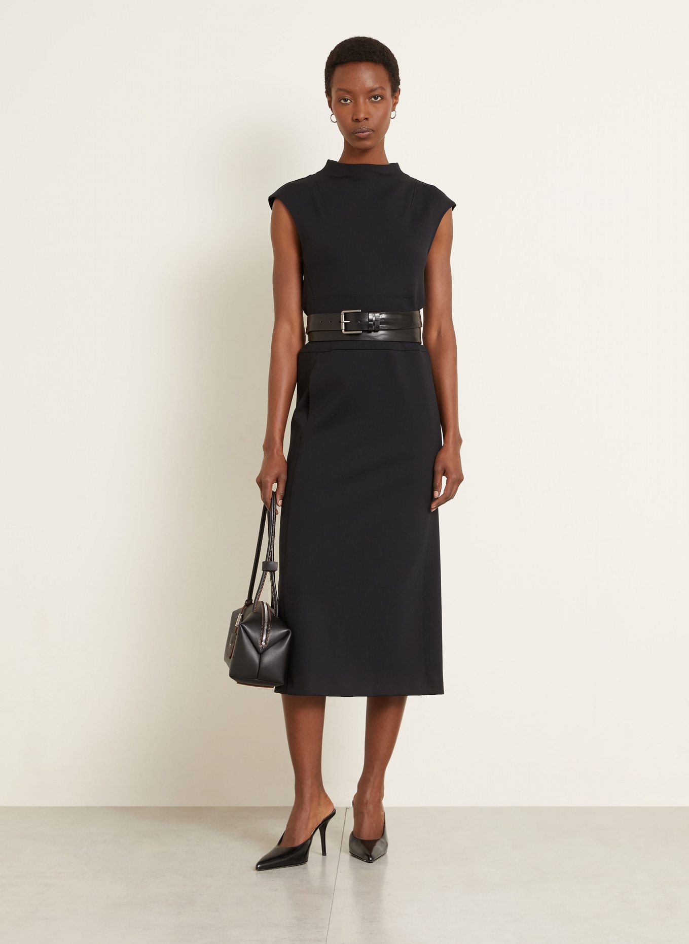 Max Mara FATTO dress: BLACK