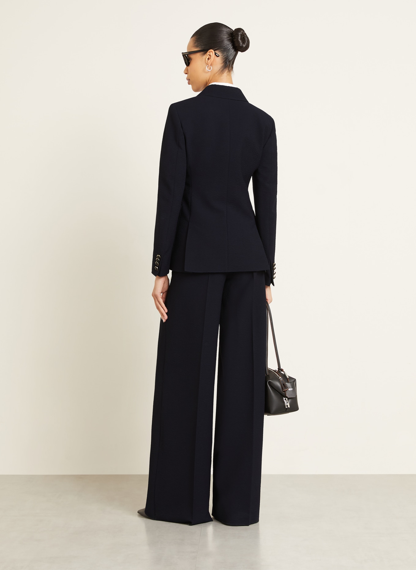 Max Mara RICETTA blazer: DARK BLUE