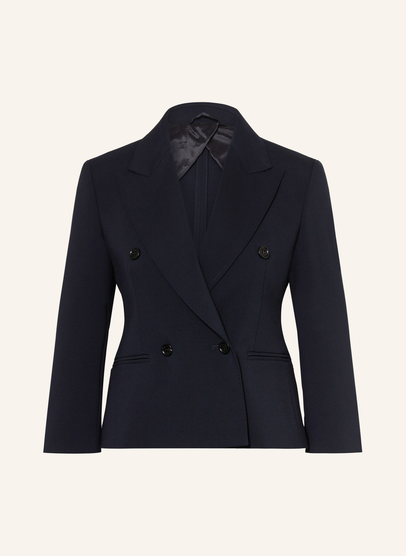 Max Mara Blazer DORICO mit 3/4-Arm: DUNKELBLAU