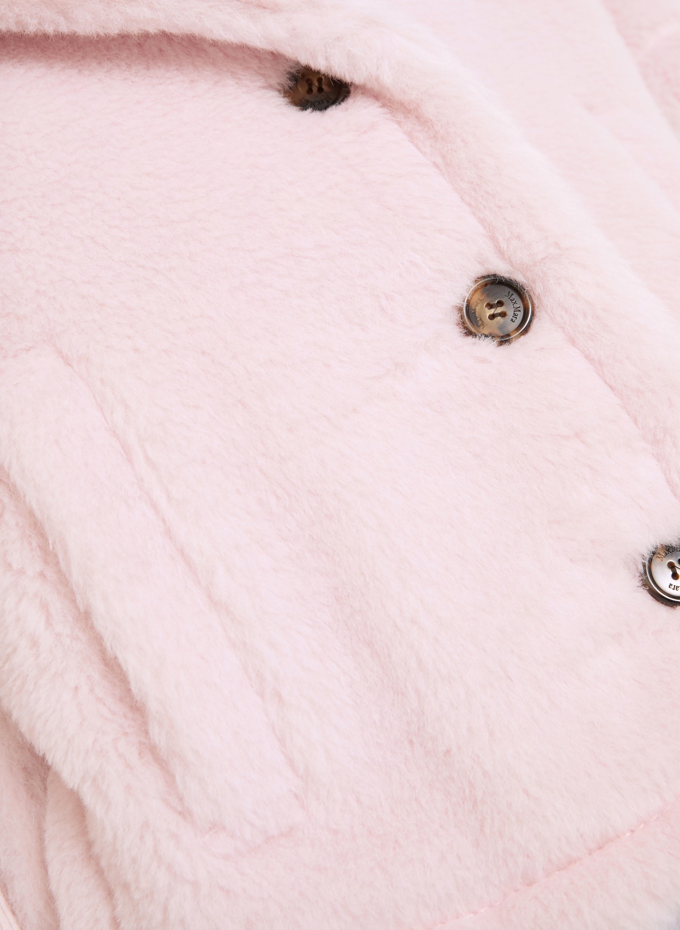 Max Mara Teddyfell-Cape MXACORVINO1 mit Alpaka: ROSÉ