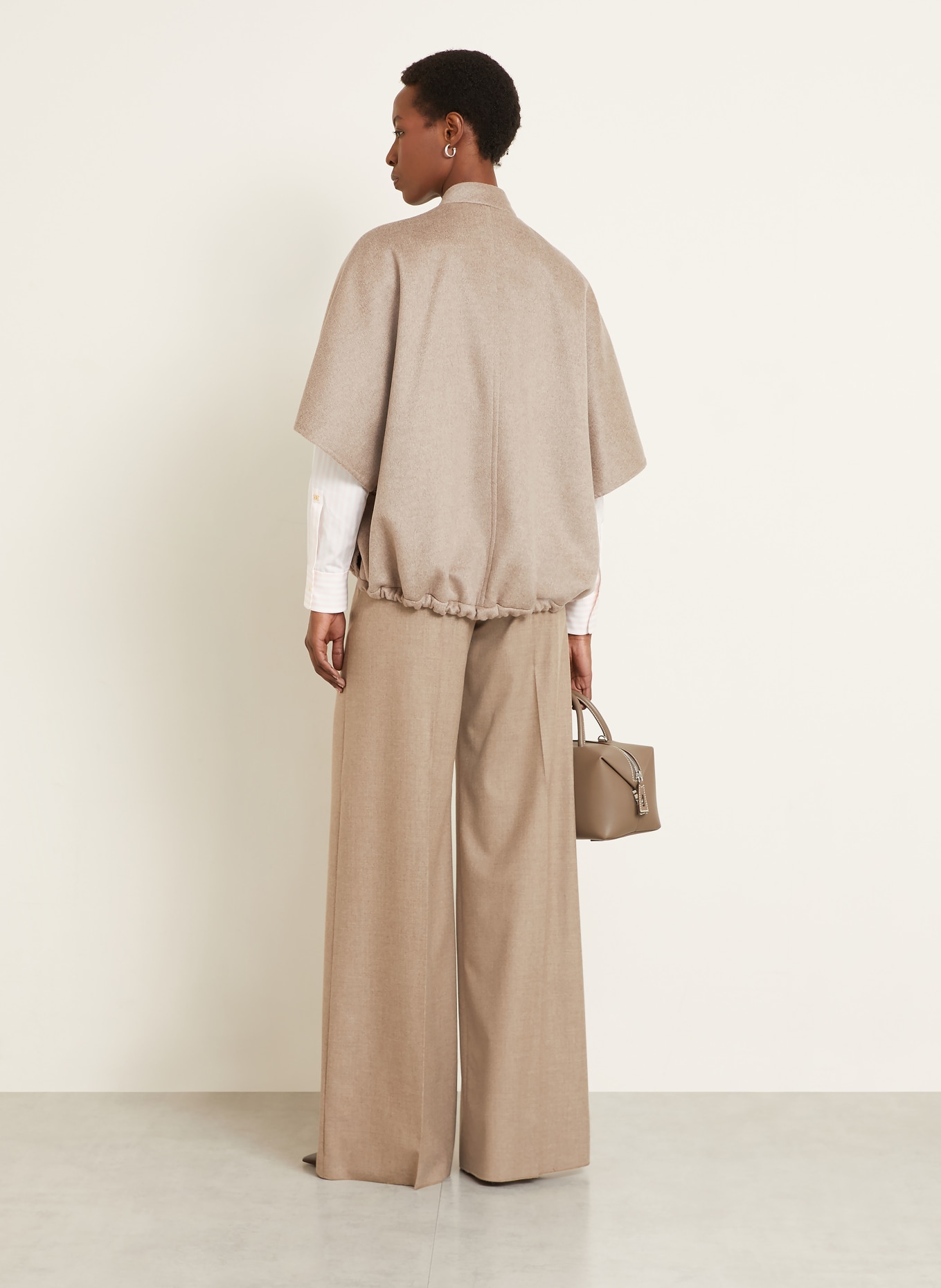 Max Mara Płaszcz z kaszmiru: BEŻOWY