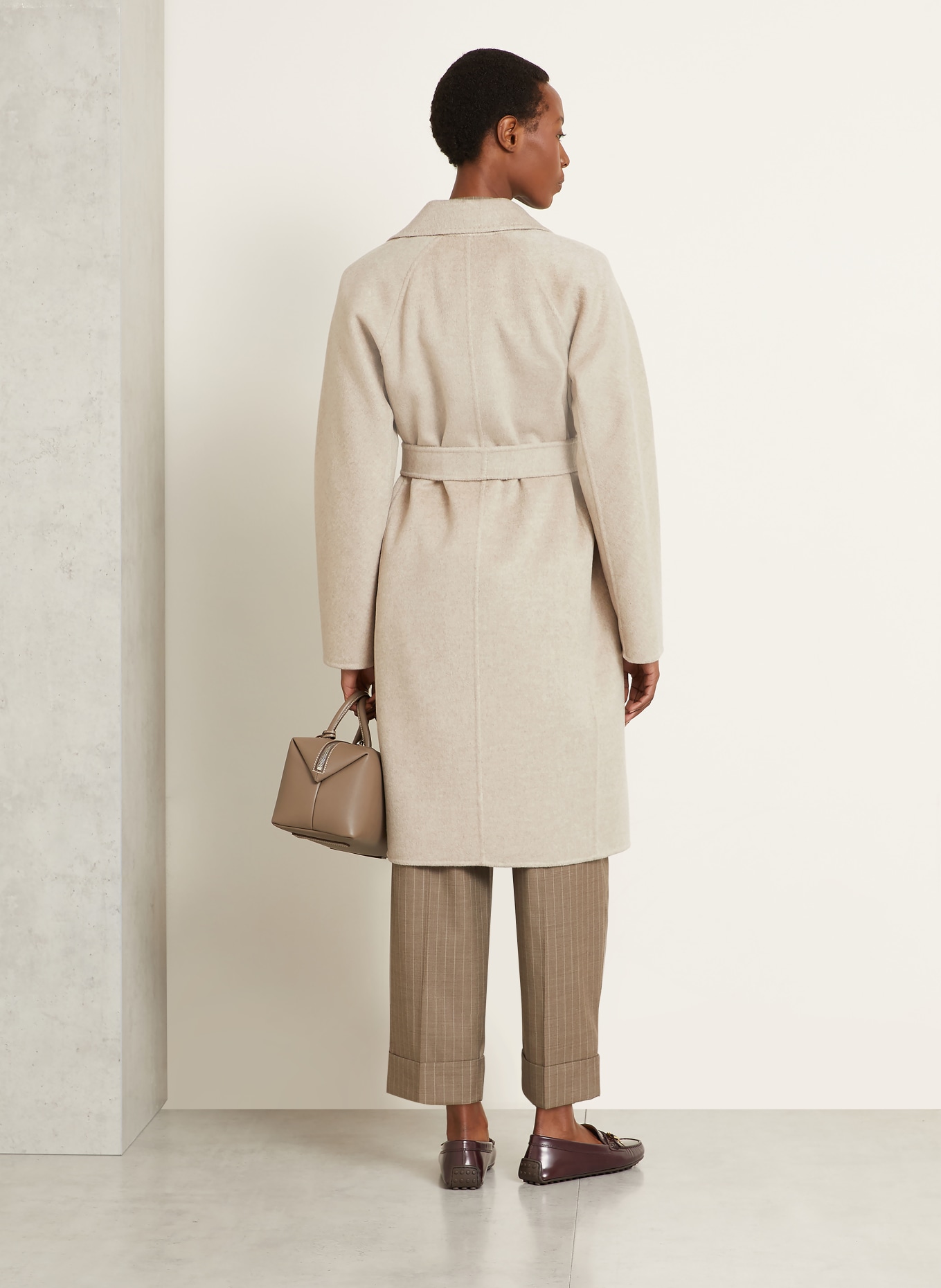 Max Mara Kašmírový kabát MACERI: BÉŽOVÁ