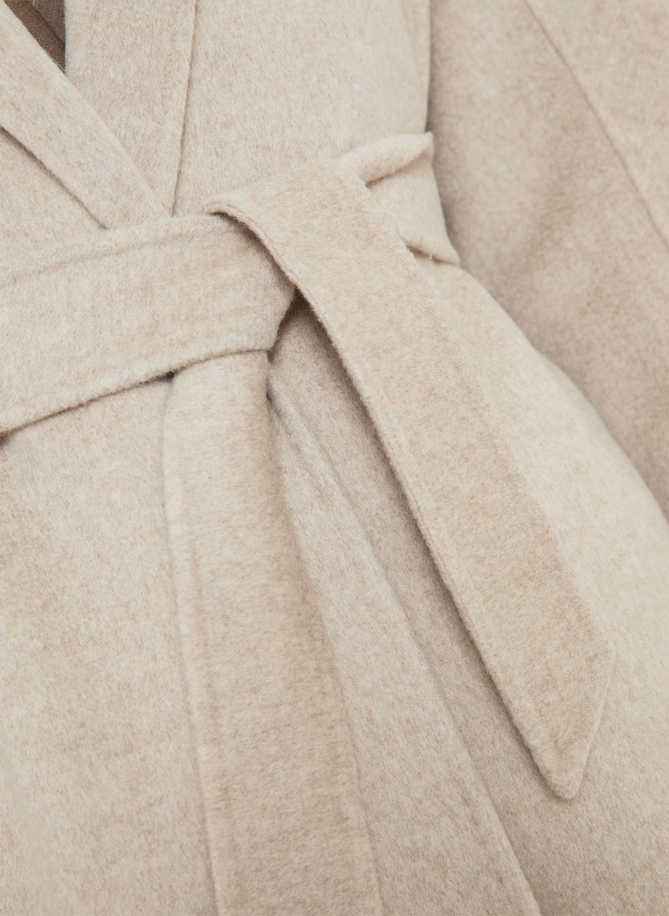 Max Mara Kašmírový kabát MACERI: BÉŽOVÁ