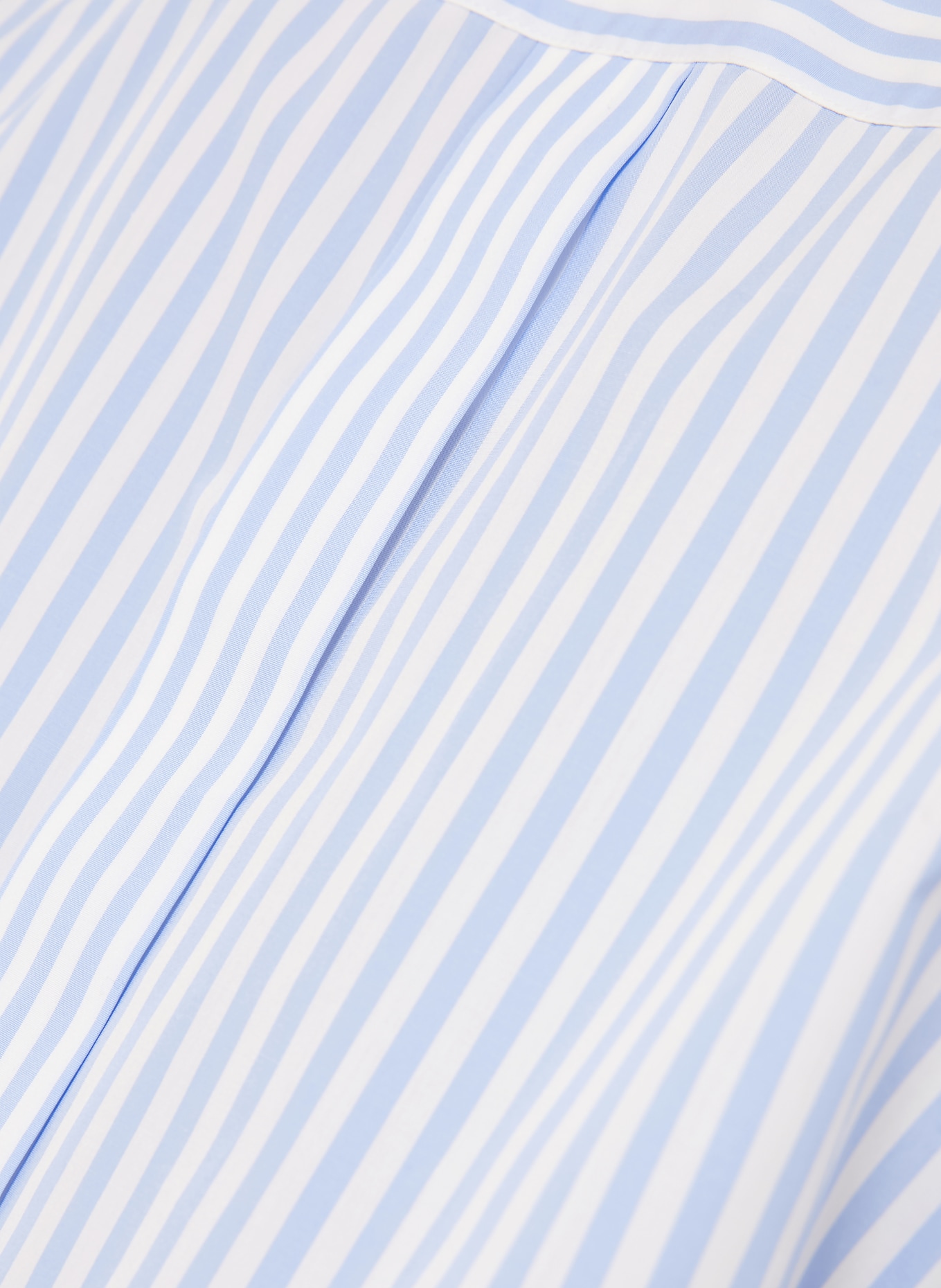 Max Mara Hemdbluse MXMACCENNI: HELLBLAU / WEISS