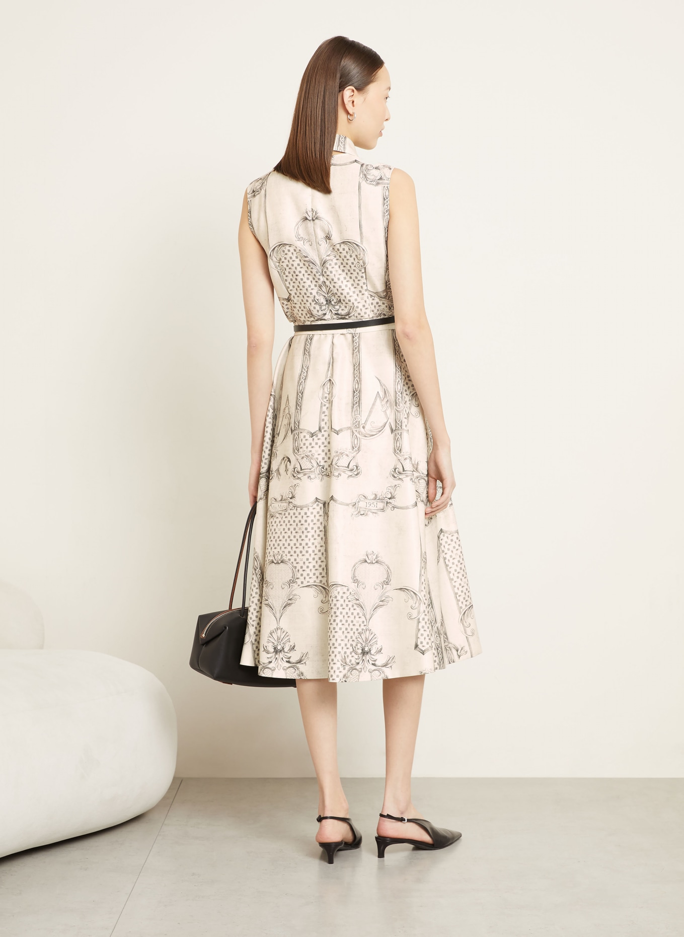 Max Mara Robe TAMBUTO: CRÈME / TAUPE