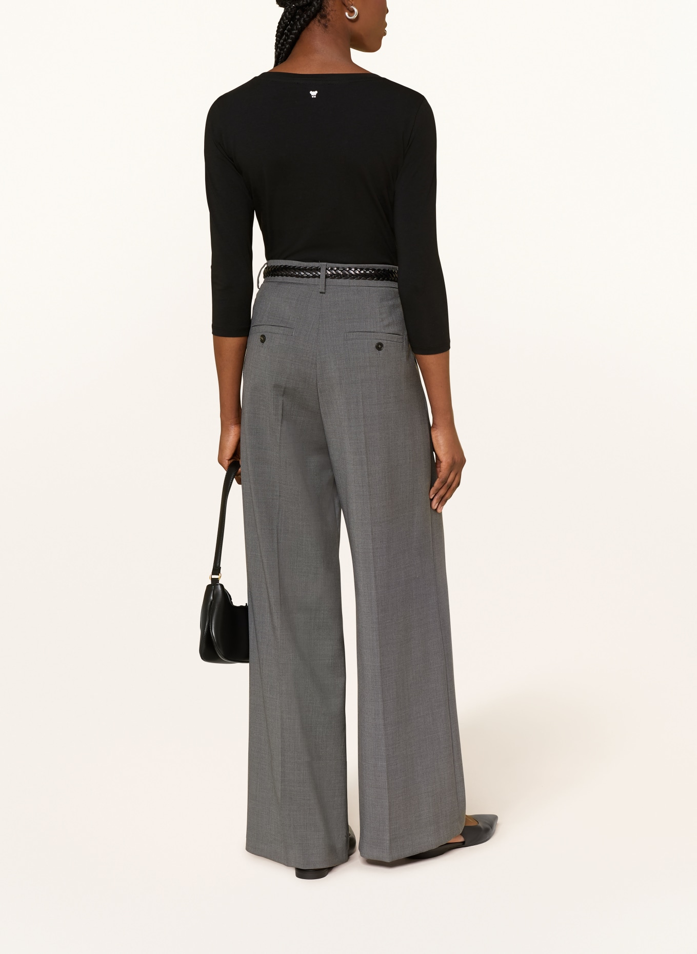 WEEKEND Max Mara Koszulka MULTIA z rękawem 3/4: CZARNY