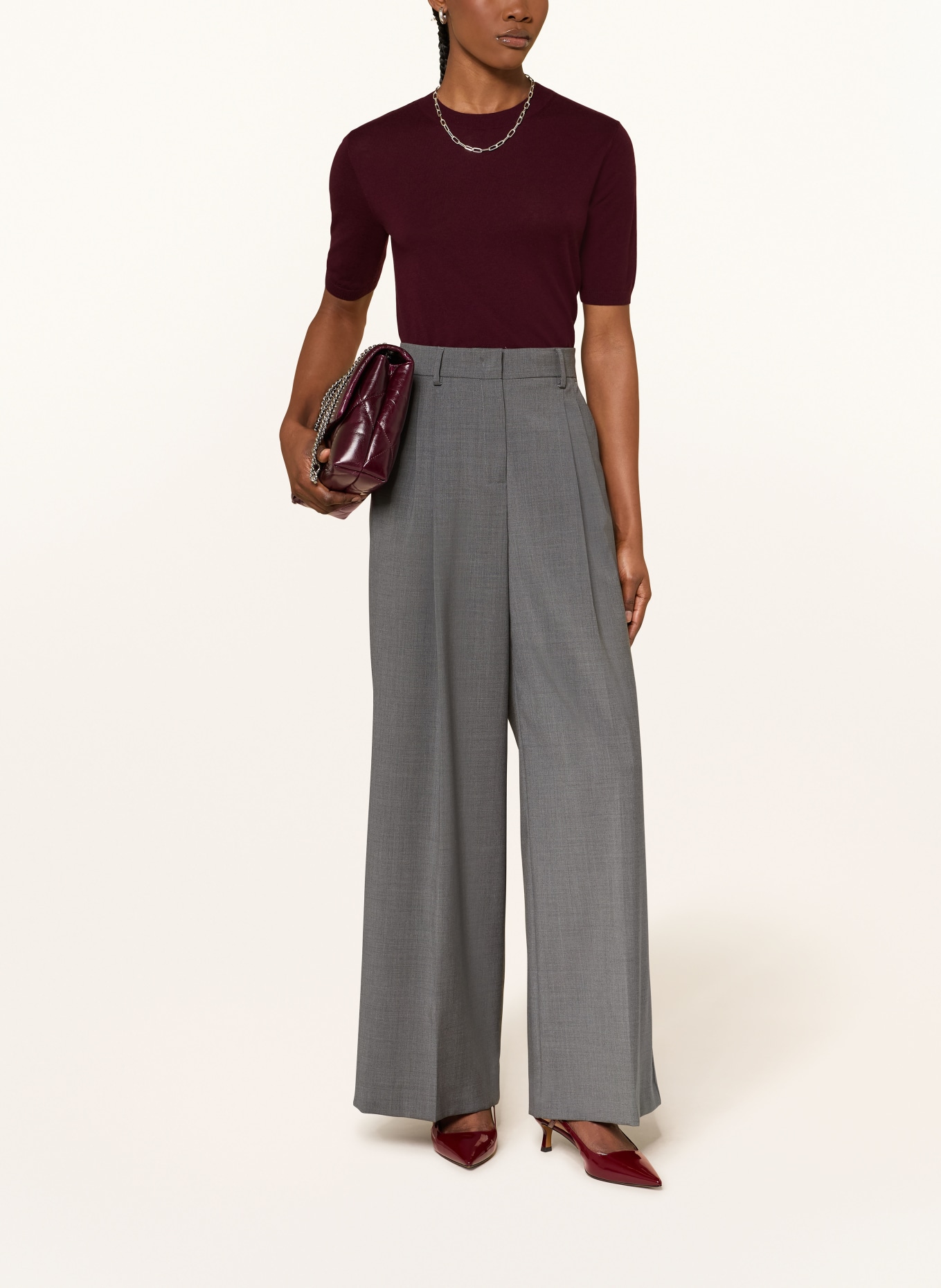 WEEKEND Max Mara Strickshirt MAREA: DUNKELROT