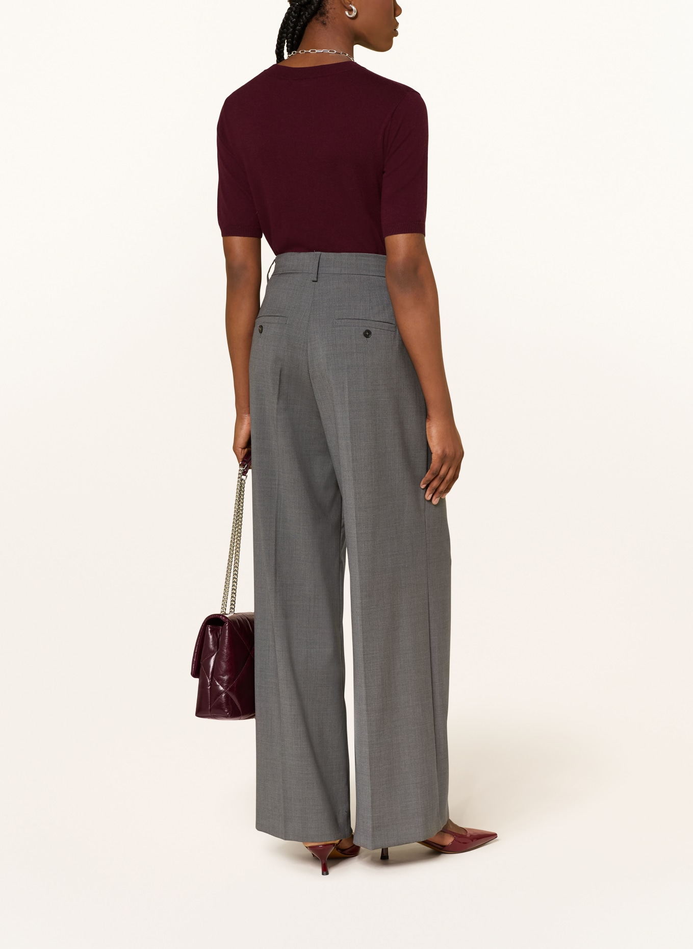 WEEKEND Max Mara Strickshirt MAREA: DUNKELROT